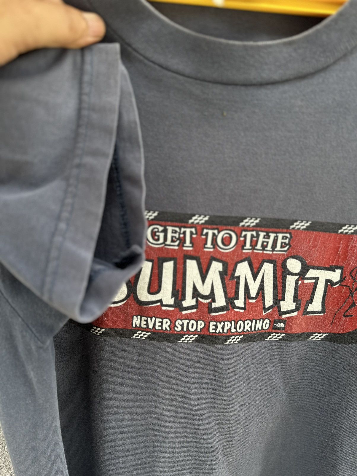 The North Face Thrashed Vintage TNF Rock Solid Summit Faded Tee Size US M / EU 48-50 / 2 - 5 Thumbnail
