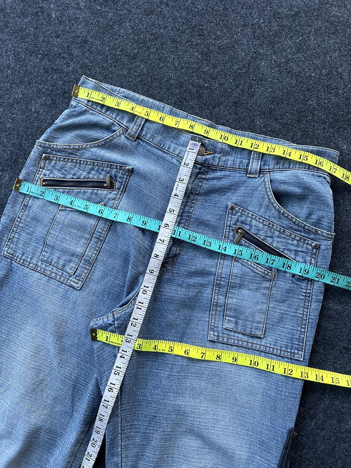 Dogtown × JNCO × Vintage Vintage Kissmark Baggy Loose Denim D233 Size US 34 / EU 50 - 7 Thumbnail