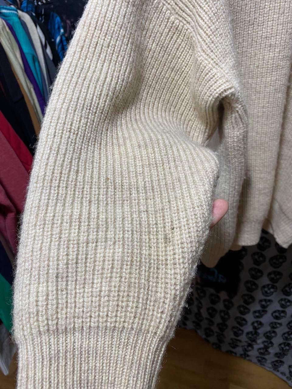 Barbour × Vintage VINTAGE BARBOUR MADE IN ENGLAND 80s HEAVY WOOL SWEATER Size US S / EU 44-46 / 1 - 5 Thumbnail