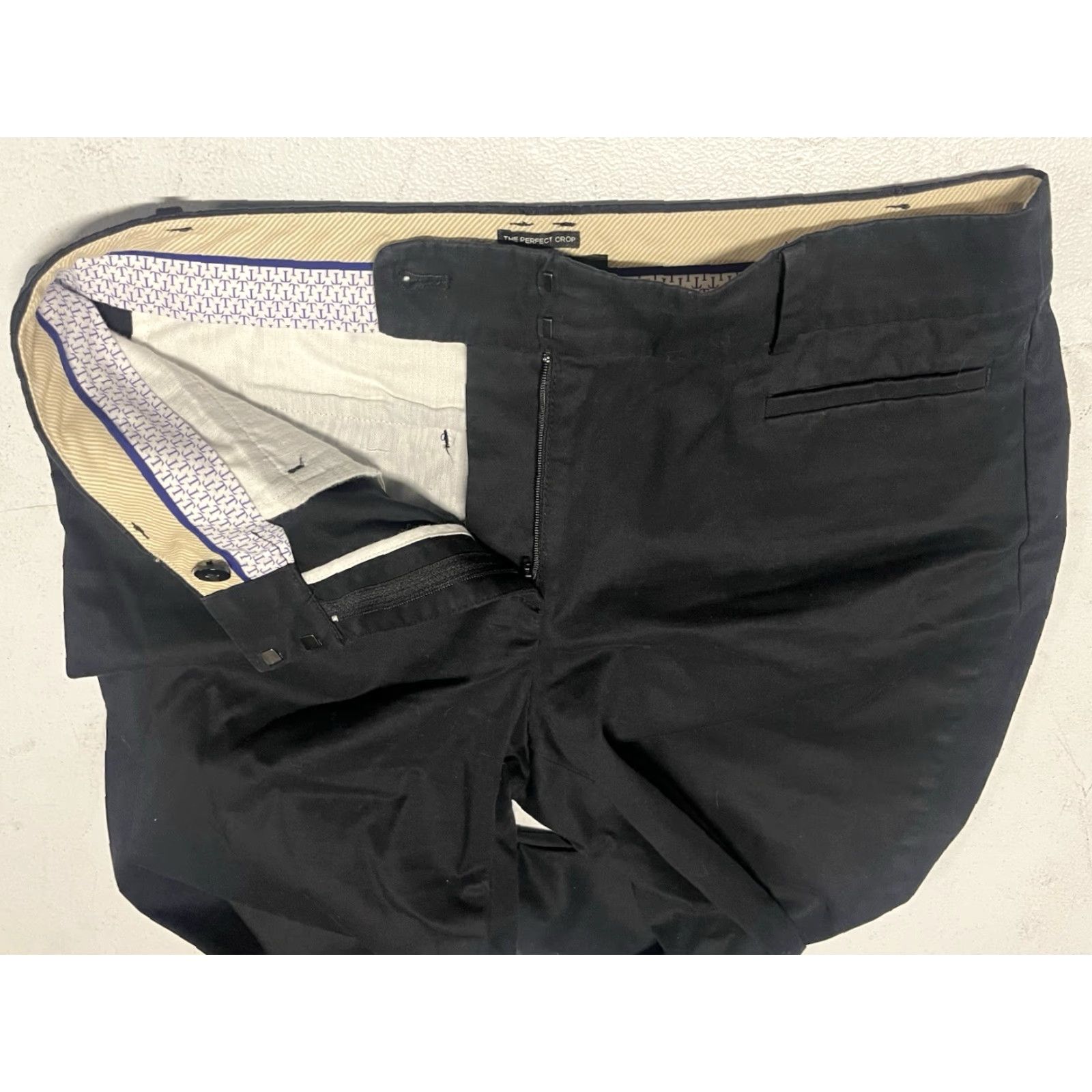 Talbots Talbots The Perfect Crop Tapered Black Pants Women's Size 6 Size 28" / US 6 / IT 42 - 6 Thumbnail