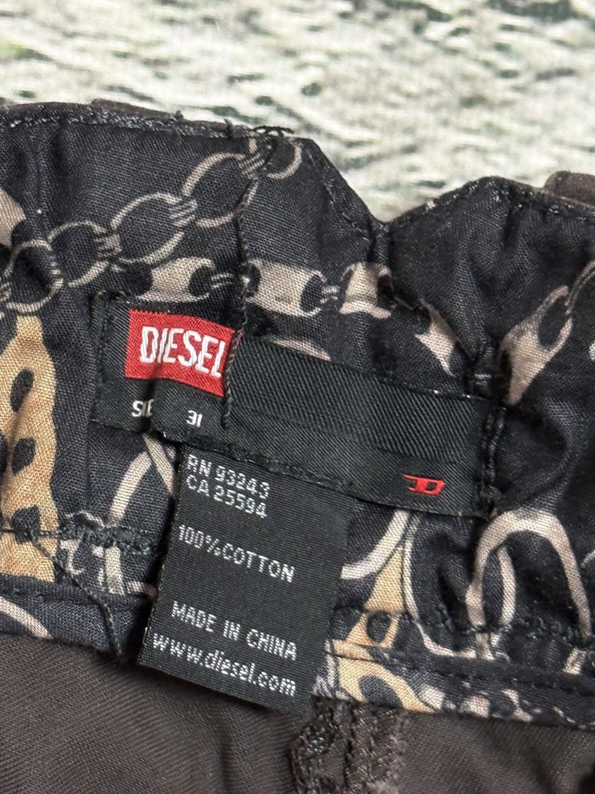 Diesel Diesel Flared Jeans Avant Garde Y2K vintage brown Size 31" - 6 Thumbnail