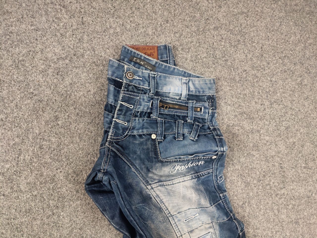 Le Grande Bleu (L.G.B.) Vintage Y2k Kosmo Japan if six was nine Embroidered Jeans Size US 32 / EU 48 - 3 Thumbnail