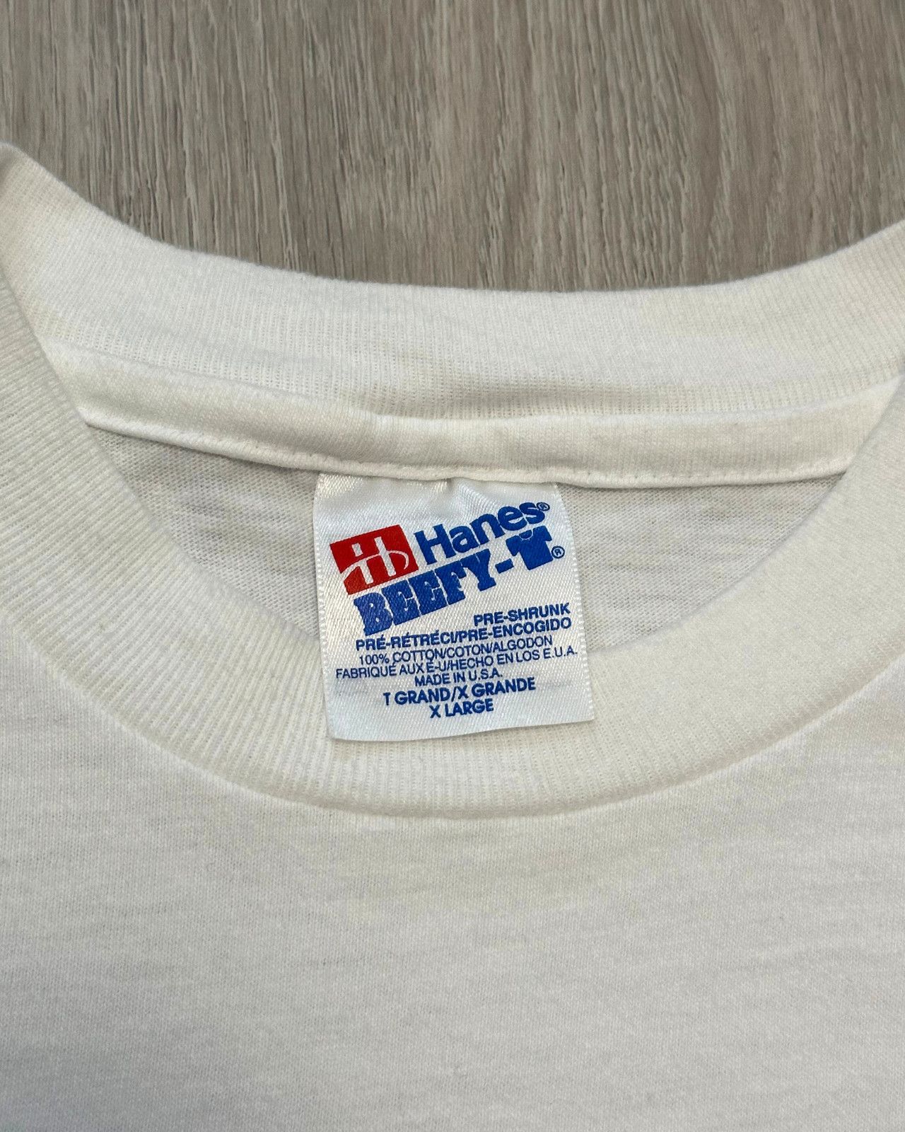 Hanes × Vintage Vintage 1993 Hope BC Triathlon Single Stitch T-Shirt - XL Size US XL / EU 56 / 4 - 4 Thumbnail