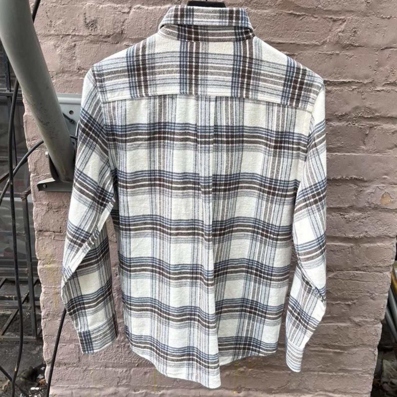 Aime Leon Dore NWOT Aime Leon Dore Blue and Brown Plaid Flannel Shirt Size US S / EU 44-46 / 1 - 2 Thumbnail