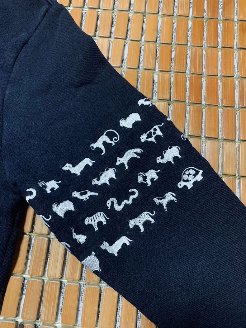 Thom Browne Thom Browne Small animal embroidered hoodie Size US M / EU 48-50 / 2 - 3 Thumbnail