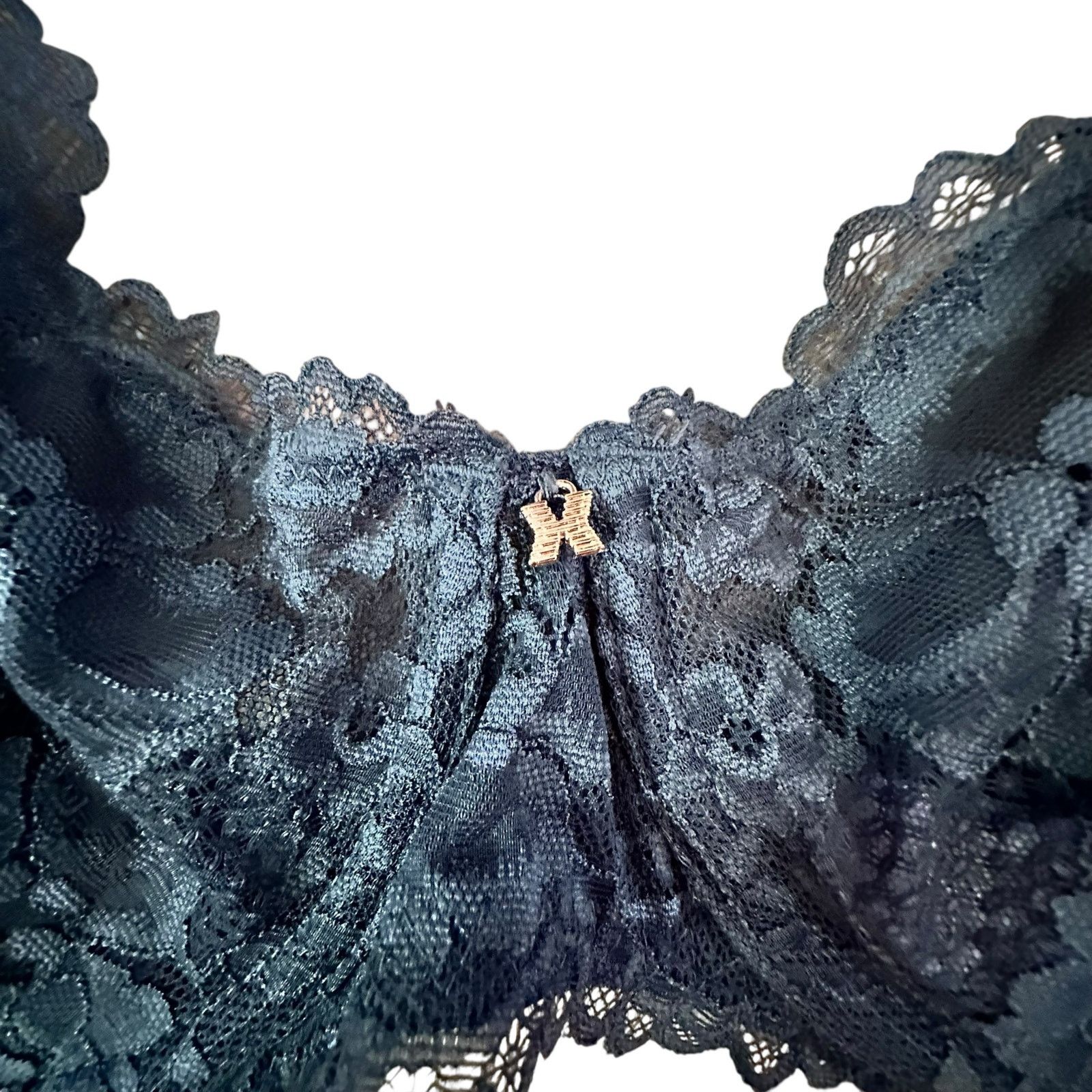 Fenty Savage X Fenty Black Lace Underwired Bra Women's Size 36DD Size ONE SIZE - 2 Thumbnail