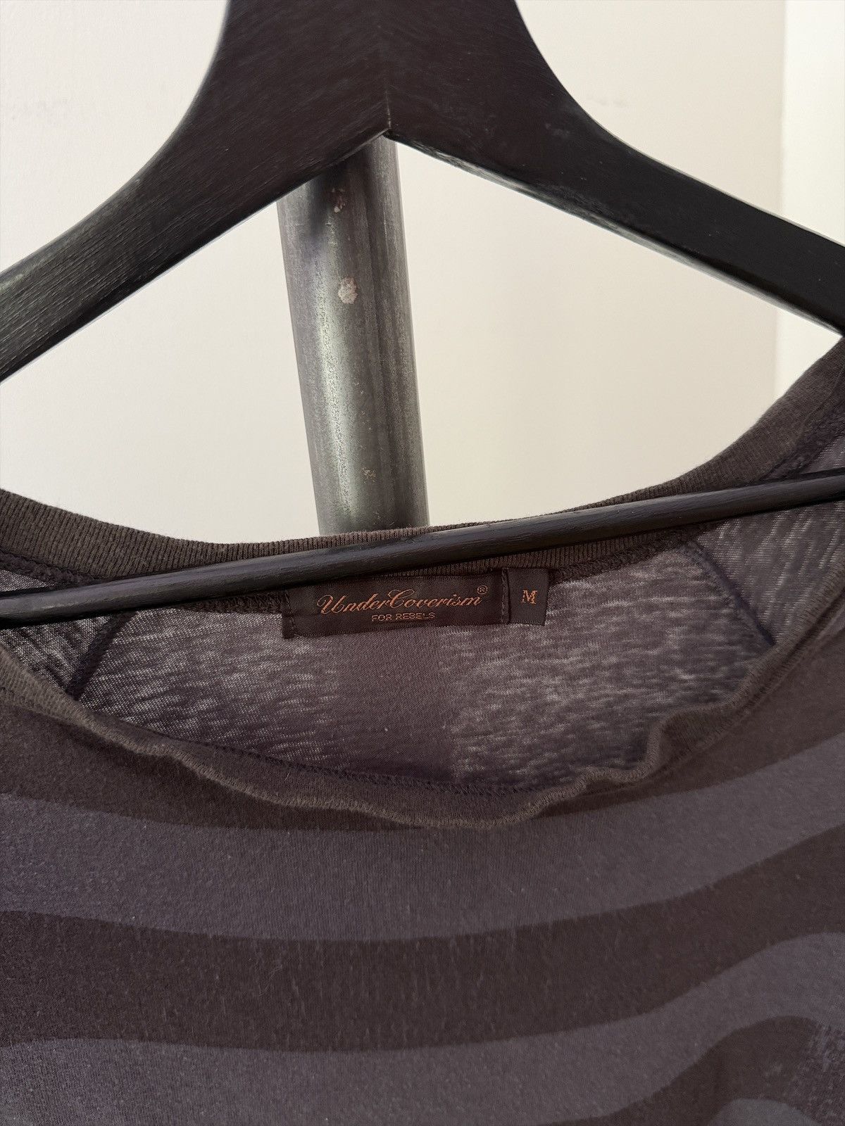 Undercover SS04 “Languid” Striped Distorted Tee Size US M / EU 48-50 / 2 - 4 Thumbnail