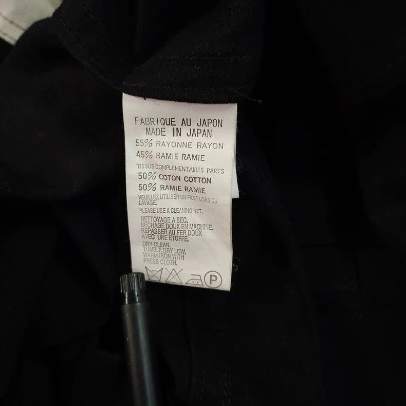 Yohji Yamamoto Yohji Yamamoto Little Man Embroidered Shirt Jacket 2502-Ne Size US M / EU 48-50 / 2 - 6 Thumbnail