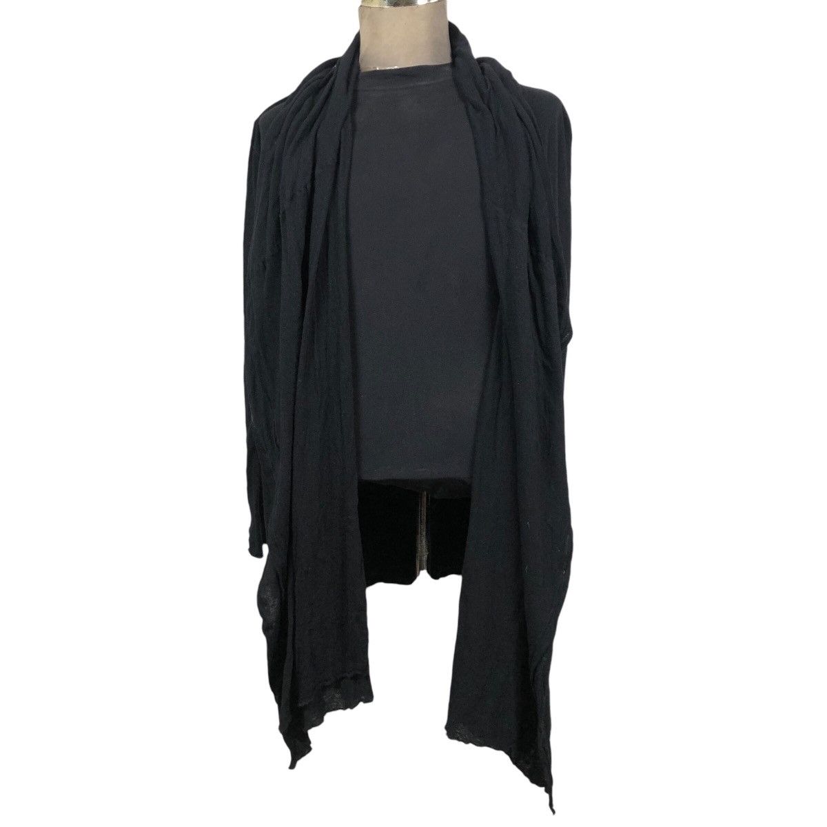 Yohji Yamamoto Yohji Yamamoto Pour Homme 2008 S/S Cut & Sewn Capes Cardigan Size US L / EU 52-54 / 3 - 14 Thumbnail