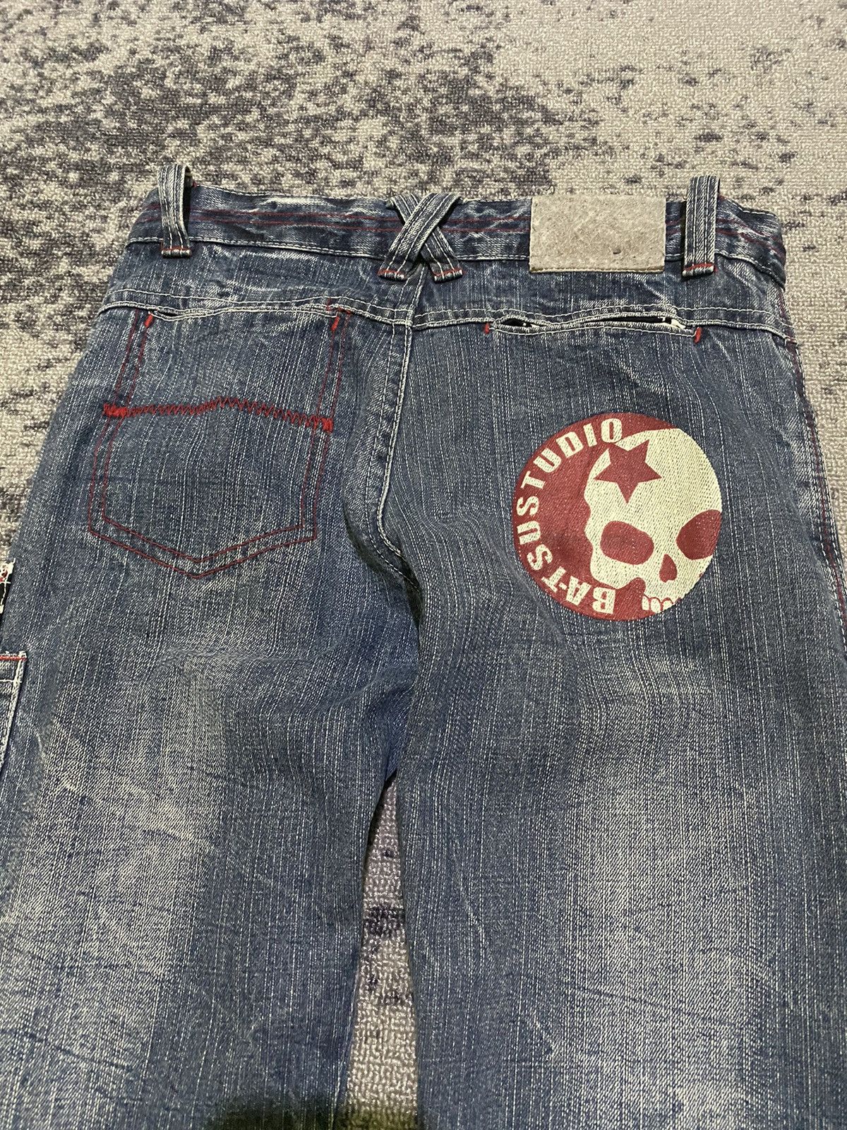 Hysteric Glamour × If Six Was Nine × Japanese Brand Y2k Ba-tsu studio studded ifsixwasnine bootcut jeans Size US 29 - 4 Thumbnail