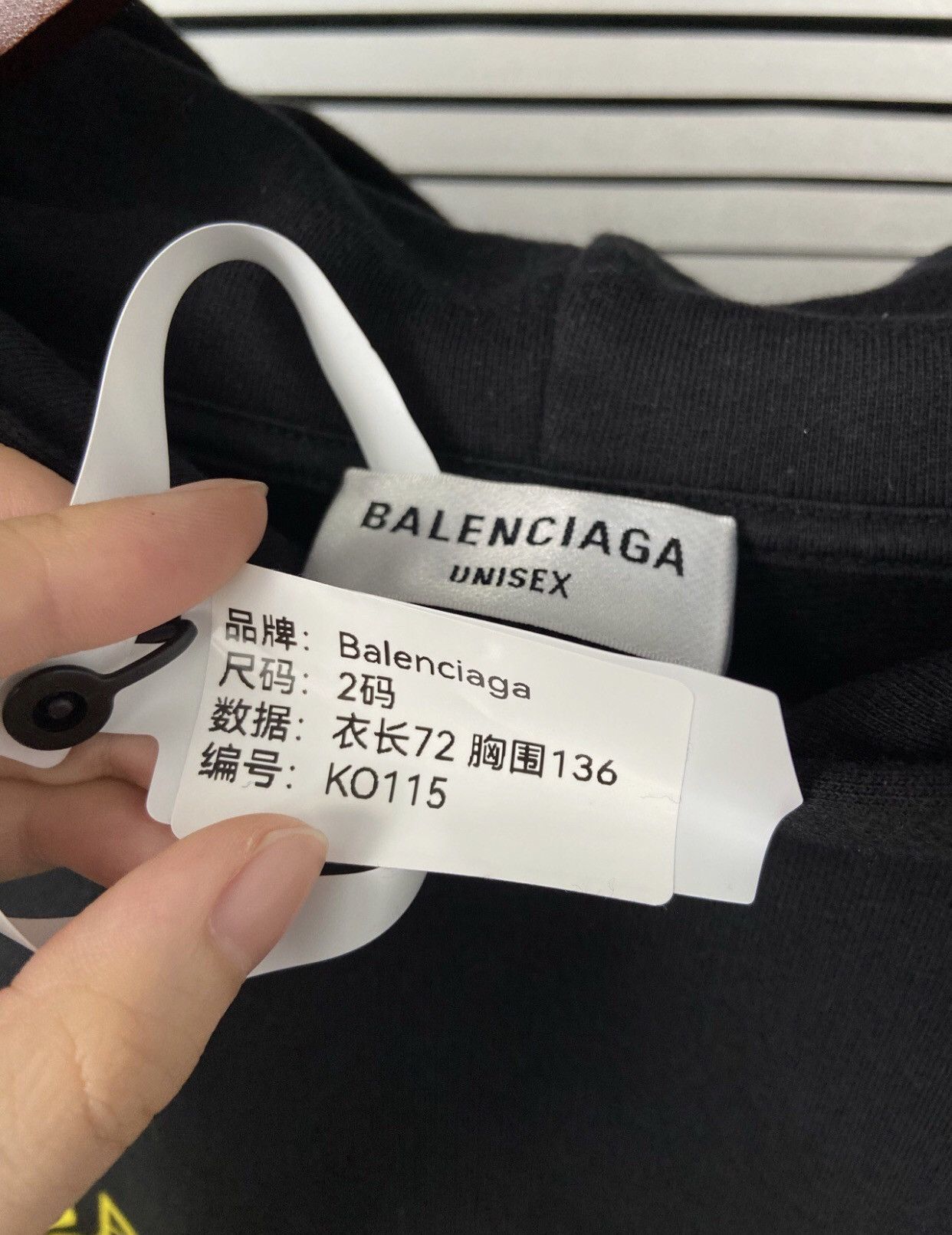 Balenciaga Balenciaga underlined logo letter black hoodie hooded Size US M / EU 48-50 / 2 - 6 Thumbnail