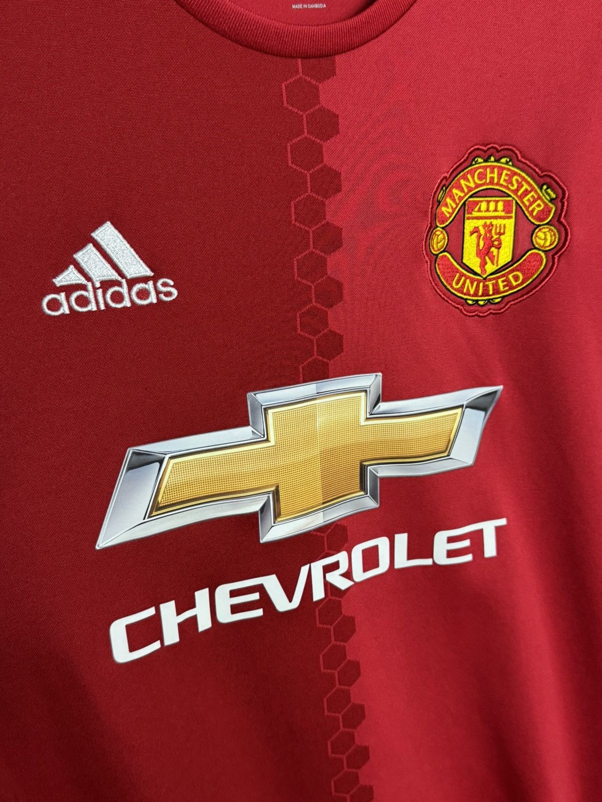 Adidas Manchester United 16/17 Home Football Jersey T-Shirt Size US S / EU 44-46 / 1 - 3 Thumbnail