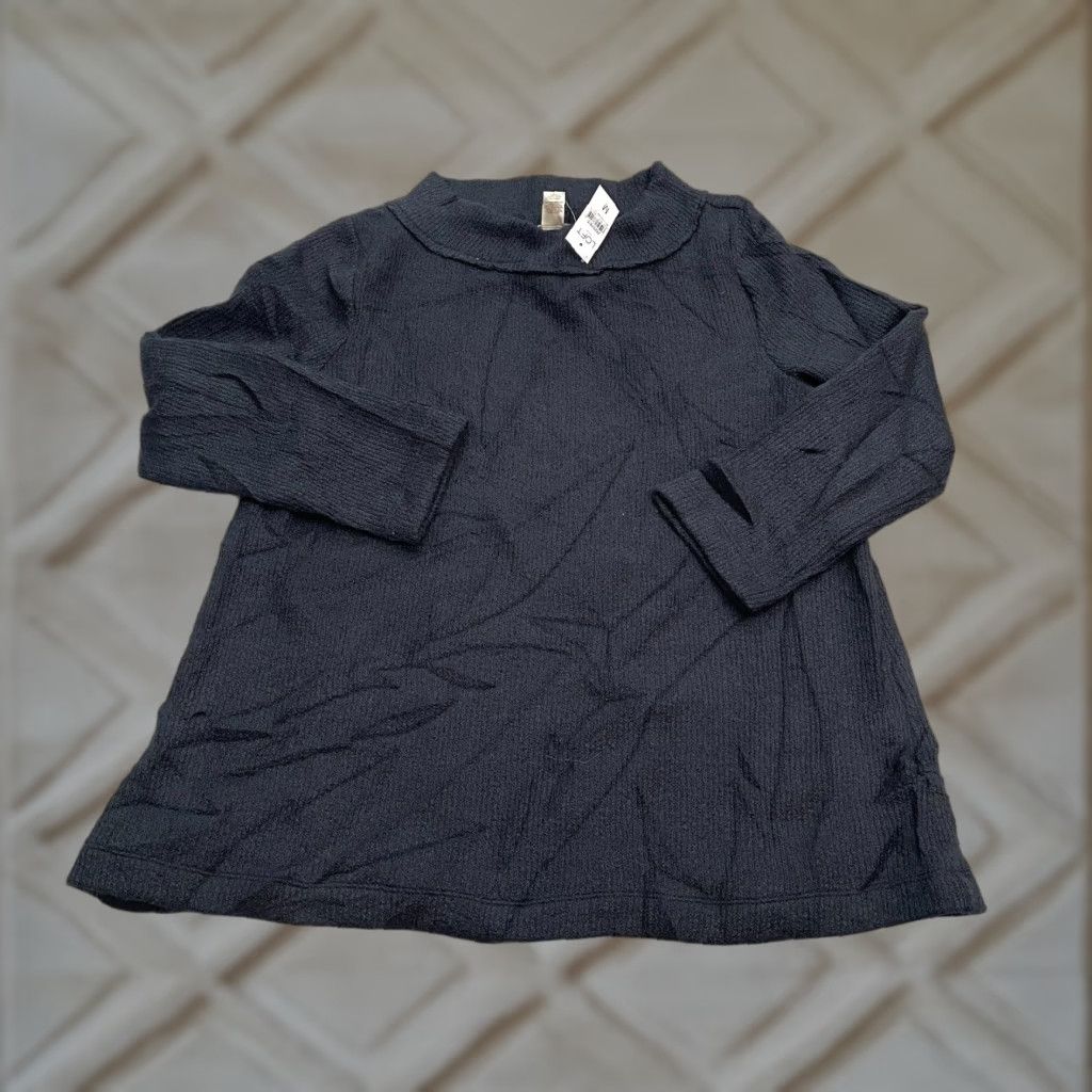Loft LOFT Pullover Sweater Womens Medium Navy Crew Neck Relaxed Work Classic NWT New Size M / US 6-8 / IT 42-44 - 1 Thumbnail