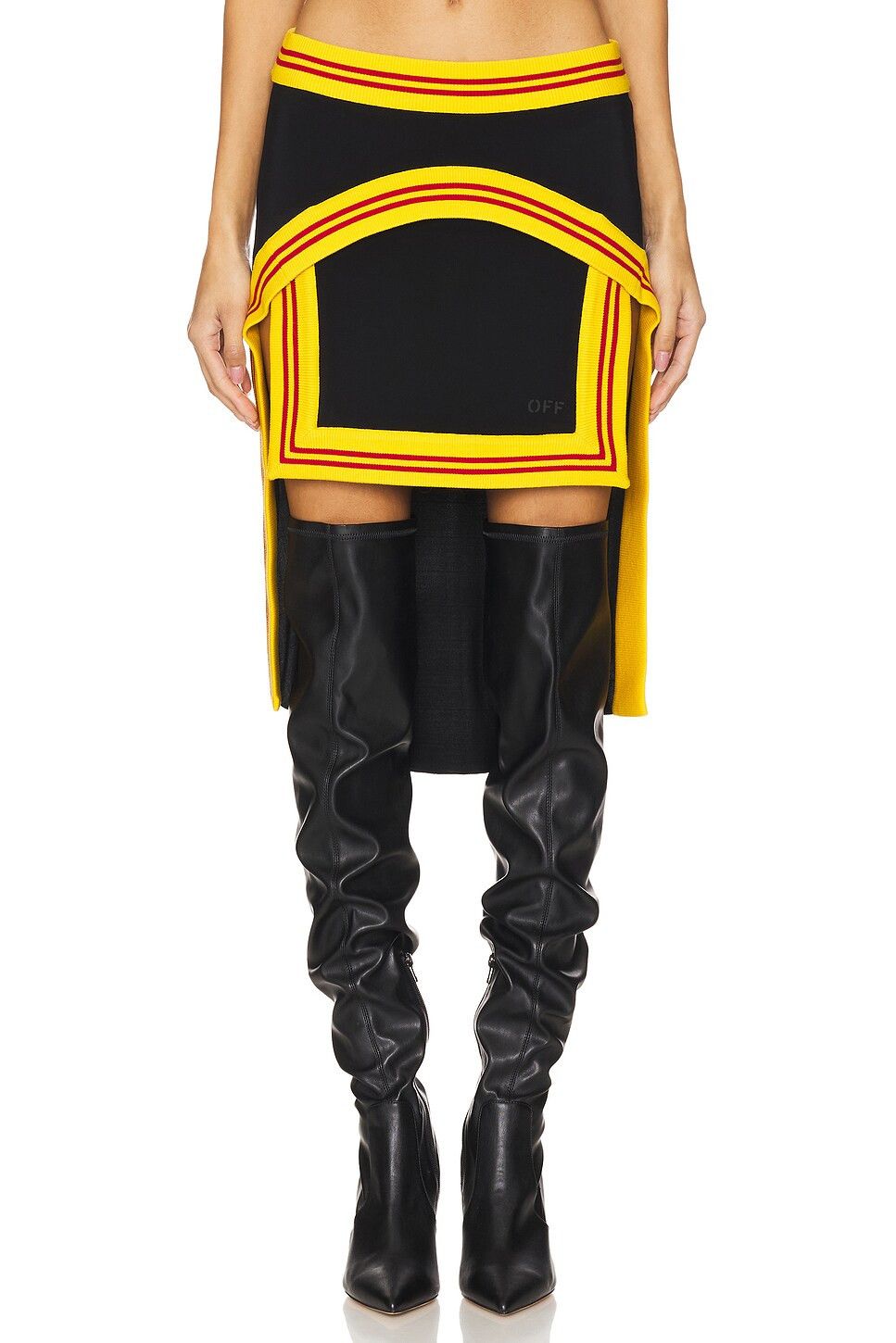 Off-White o1y1225 Midi Skirt in Multicolor Size 30" / US 8 / IT 44 - 1 Thumbnail
