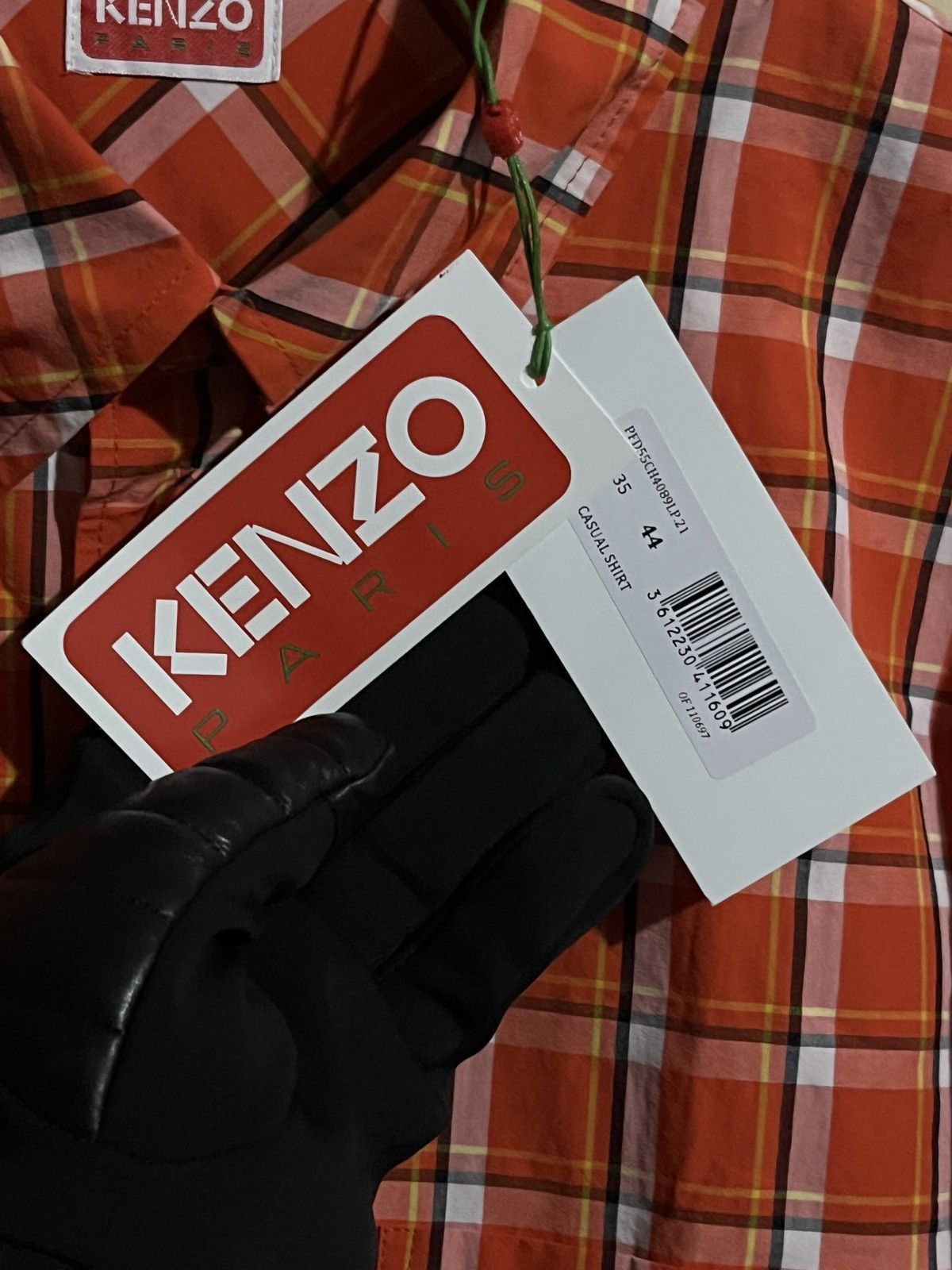 Kenzo Kenzo Check Casual Button Up Shirt - XL/17 Size US XL / EU 56 / 4 - 5 Thumbnail