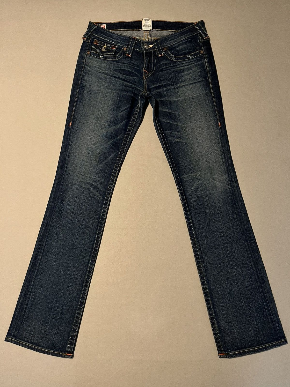 True Religion Vintage True Religion Brand Jeans Billy Straight Denim USA Size 29" - 4 Thumbnail