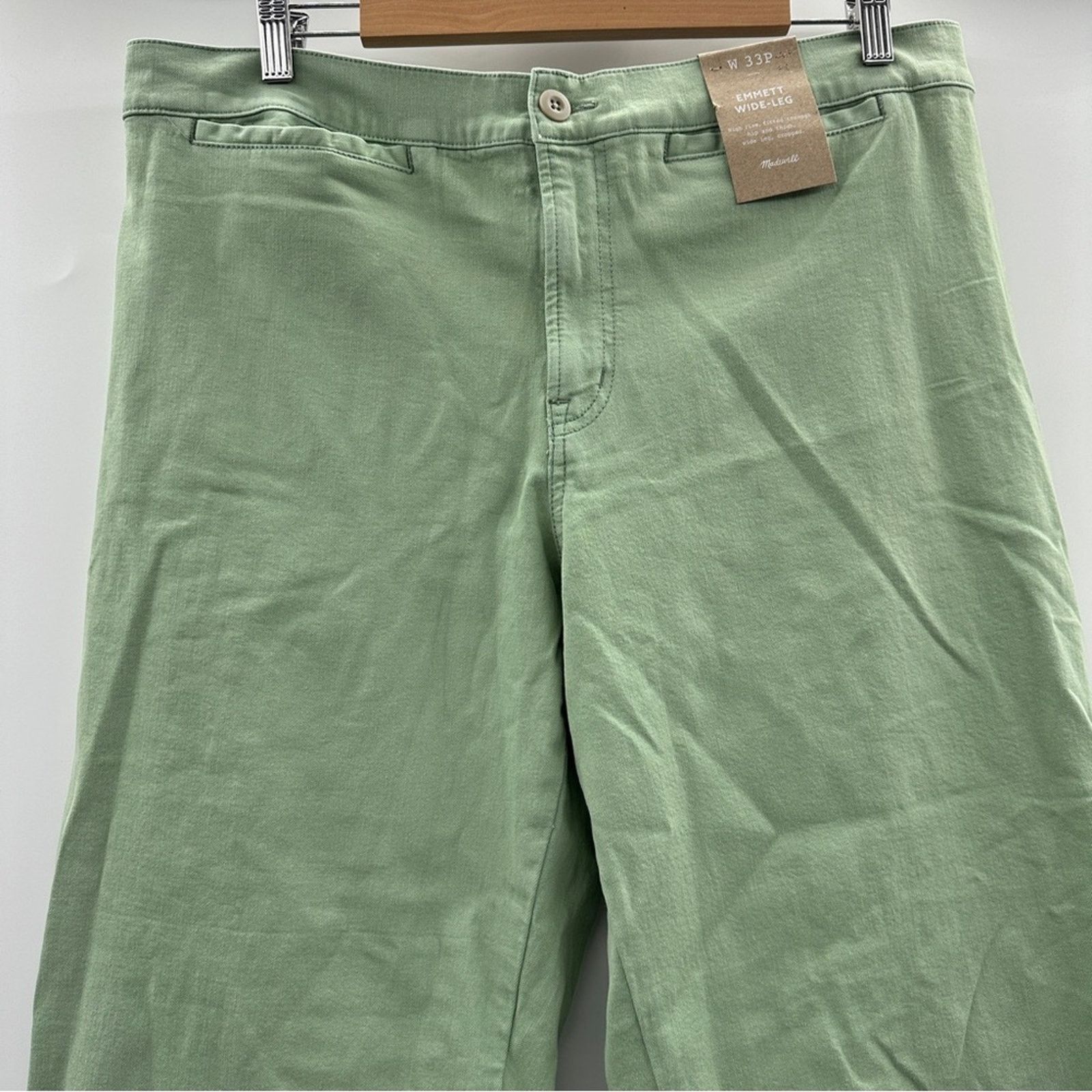 Madewell Madewell The Petite Emmett Wide-Leg Crop Jeans Sz 33 Size 36" / US 14 / IT 50 - 4 Thumbnail