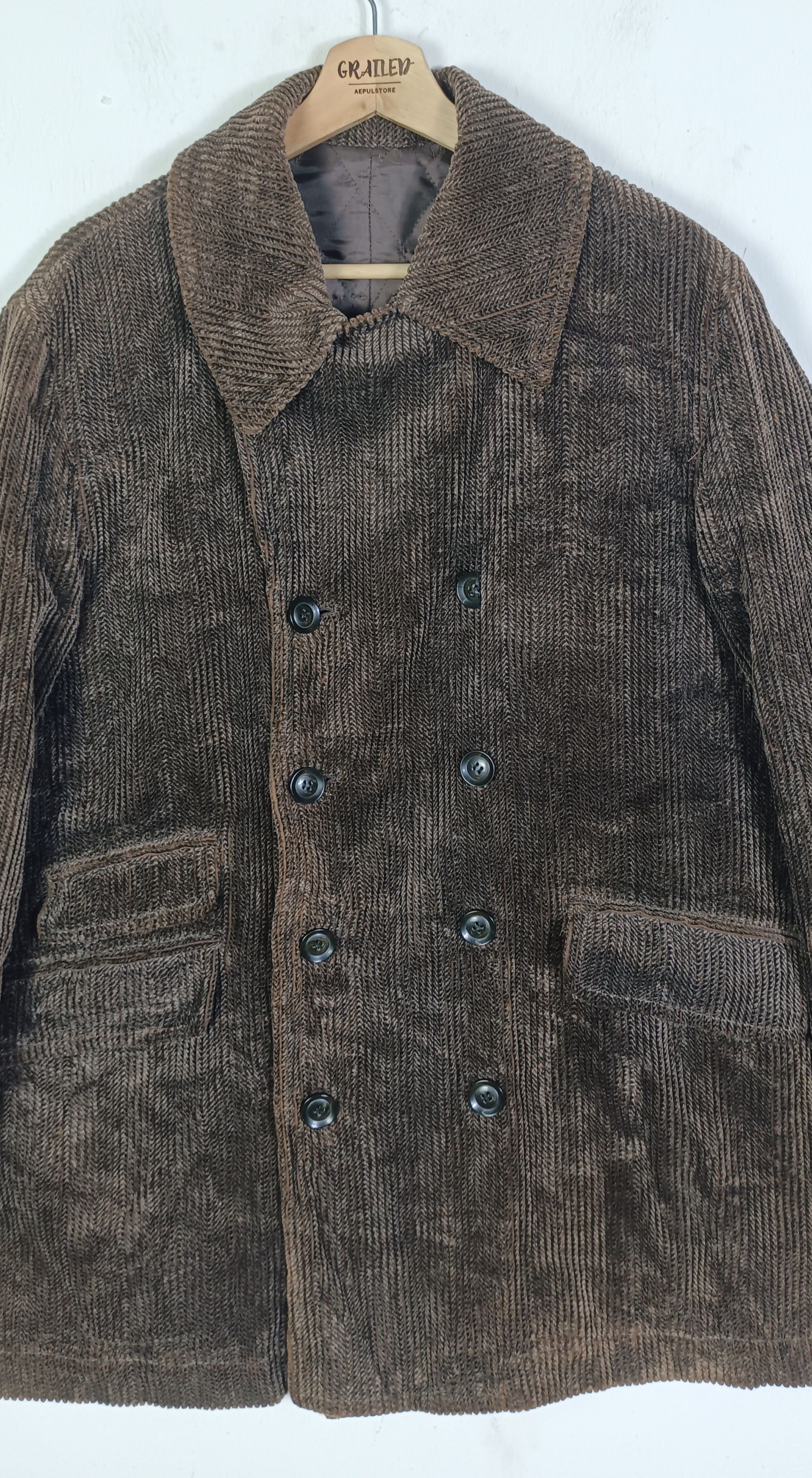Japanese Brand Vintage 90s Atelier Sab For Men Half Coat Jacket Size US L / EU 52-54 / 3 - 9 Thumbnail