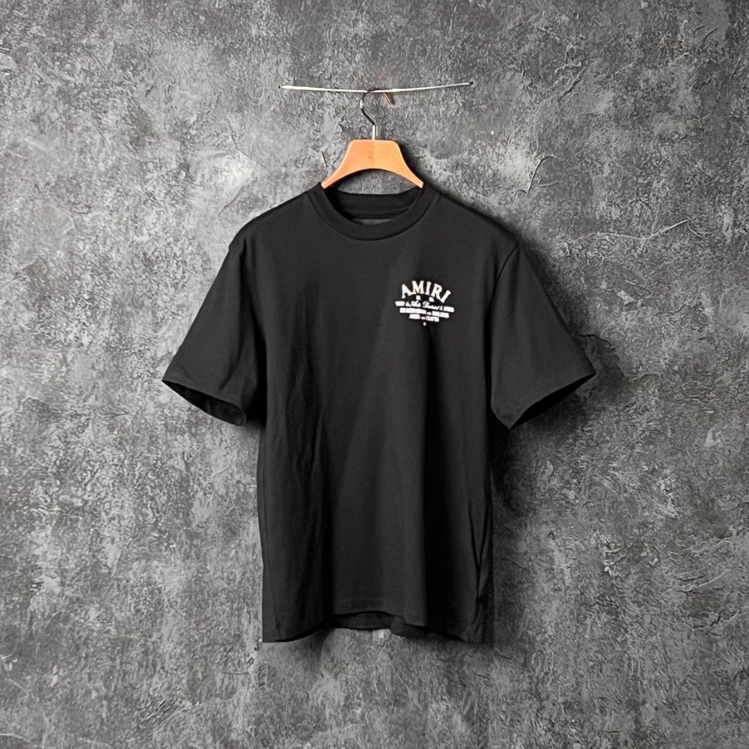 Amiri Amiri Cotton Printed Black Polo s Men Size US S / EU 44-46 / 1 - 1 Thumbnail