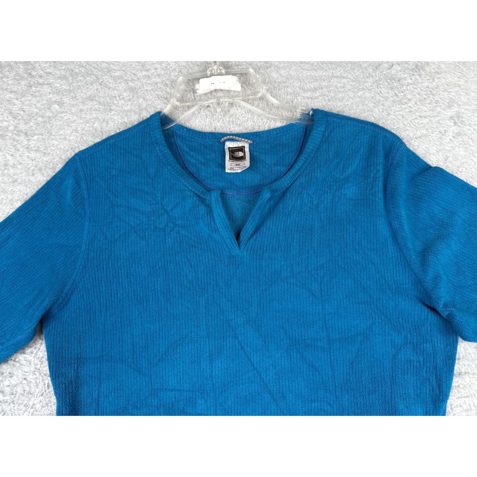 The North Face The North Face Sweater Womens Medium Blue TKA Micro Pullover Long Sleeve Fleece Size M / US 6-8 / IT 42-44 - 4 Thumbnail