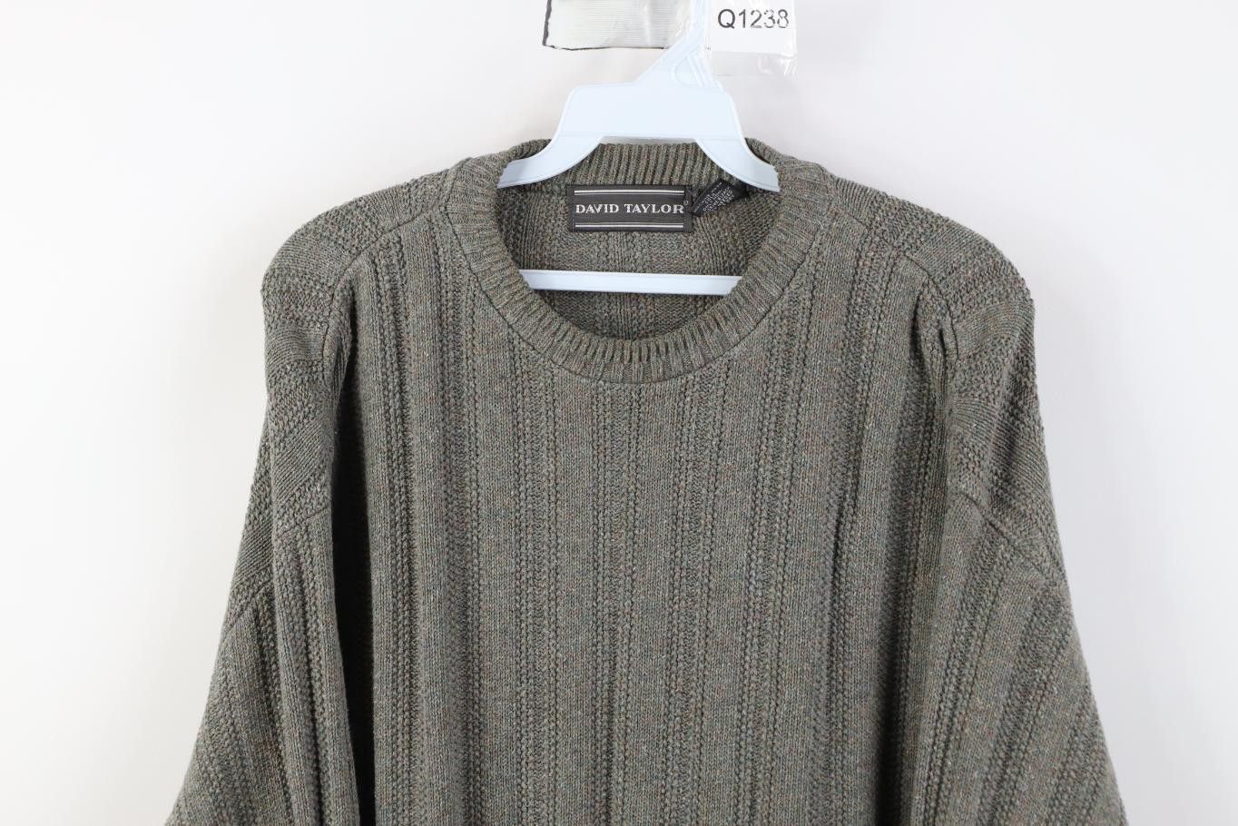 Vintage Vintage 90s Streetwear Fleck Hand Framed Knit Sweater USA Size US XL / EU 56 / 4 - 2 Thumbnail