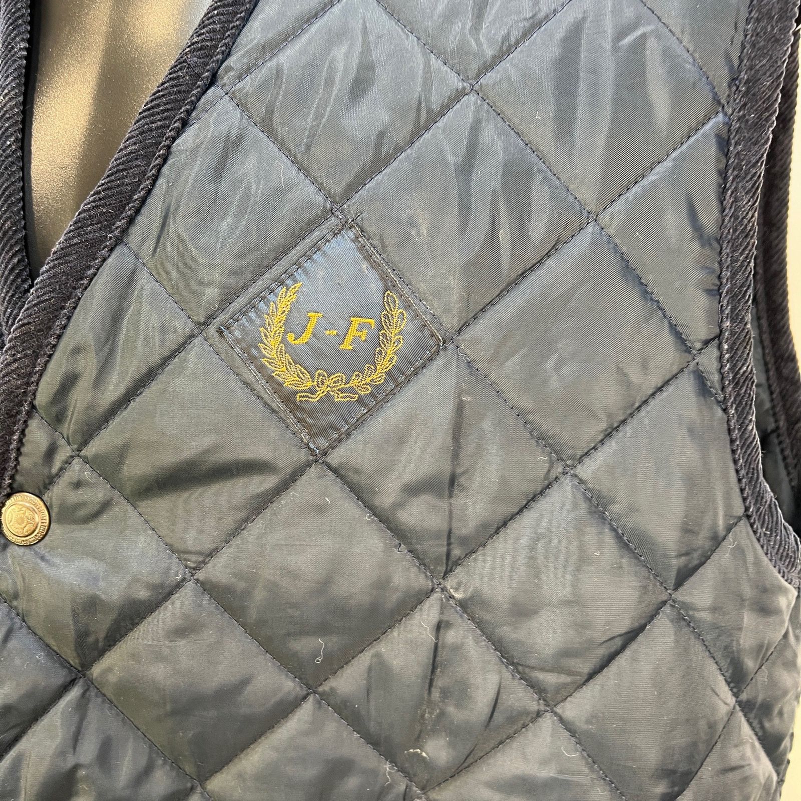 Vintage John Ferguson Quilted Vest Navy Blue Vintage Size US M / EU 48-50 / 2 - 4 Thumbnail