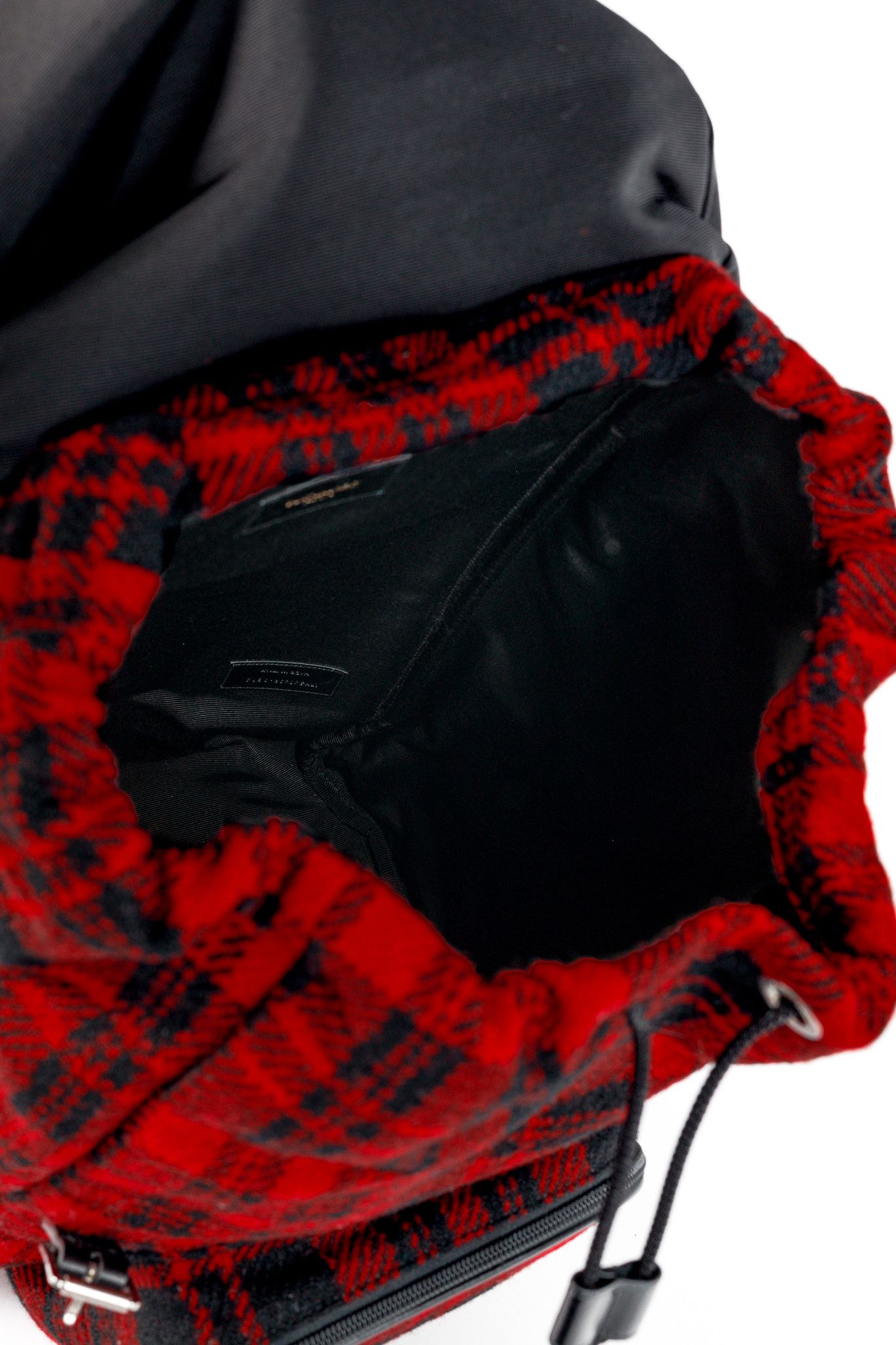 Saint Laurent Paris Saint Laurent AW/14 Tartan Wool YSL Hunting Rucksack Size ONE SIZE - 14 Thumbnail
