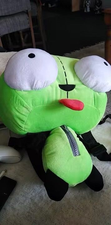 Japanese Brand 35cm "Alien Invader ZIM" Stuffed Plush Backpack Size ONE SIZE - 4 Thumbnail
