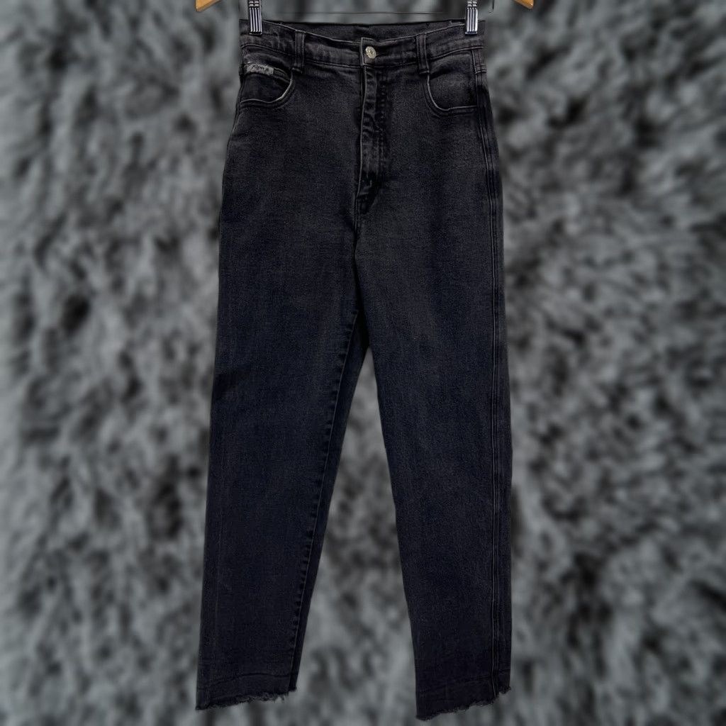 Roper VINTAGE Roper Jeans Hallmark Western Cowgirl Solid Denim Jeans Women’s Size 9 x 30 Black 29.5 Inseam Size 30" / US 8 / IT 44 - 1 Thumbnail