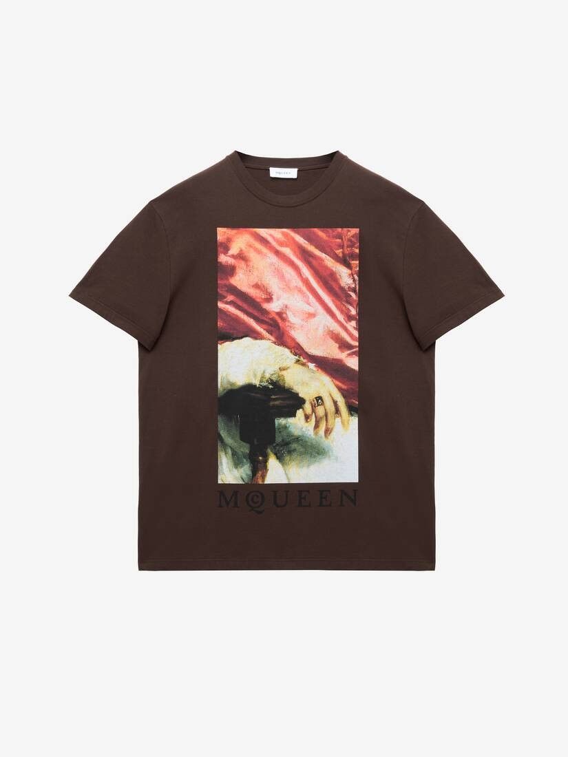o1srvl11e0226 Printed T-Shirt In Brown