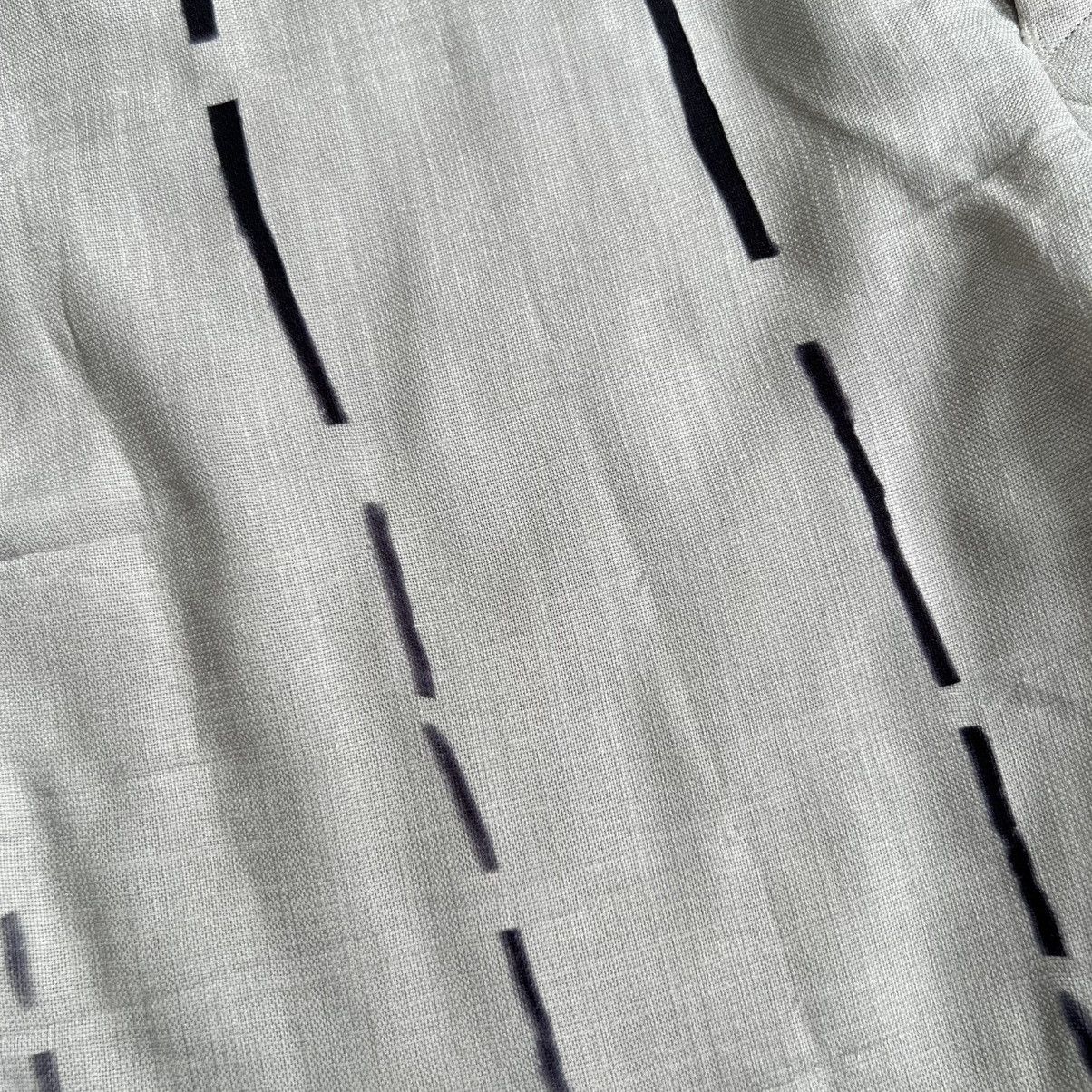 Issey Miyake 1990s Issey Miyake Vertical Stripe Linen Cropped Pants Size US 33 - 6 Thumbnail