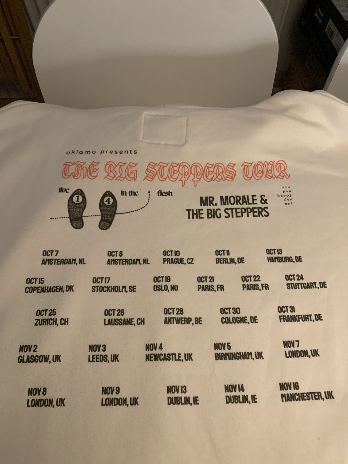 Kendrick Lamar The big steppers tour hoodie Size US XL / EU 56 / 4 - 3 Thumbnail