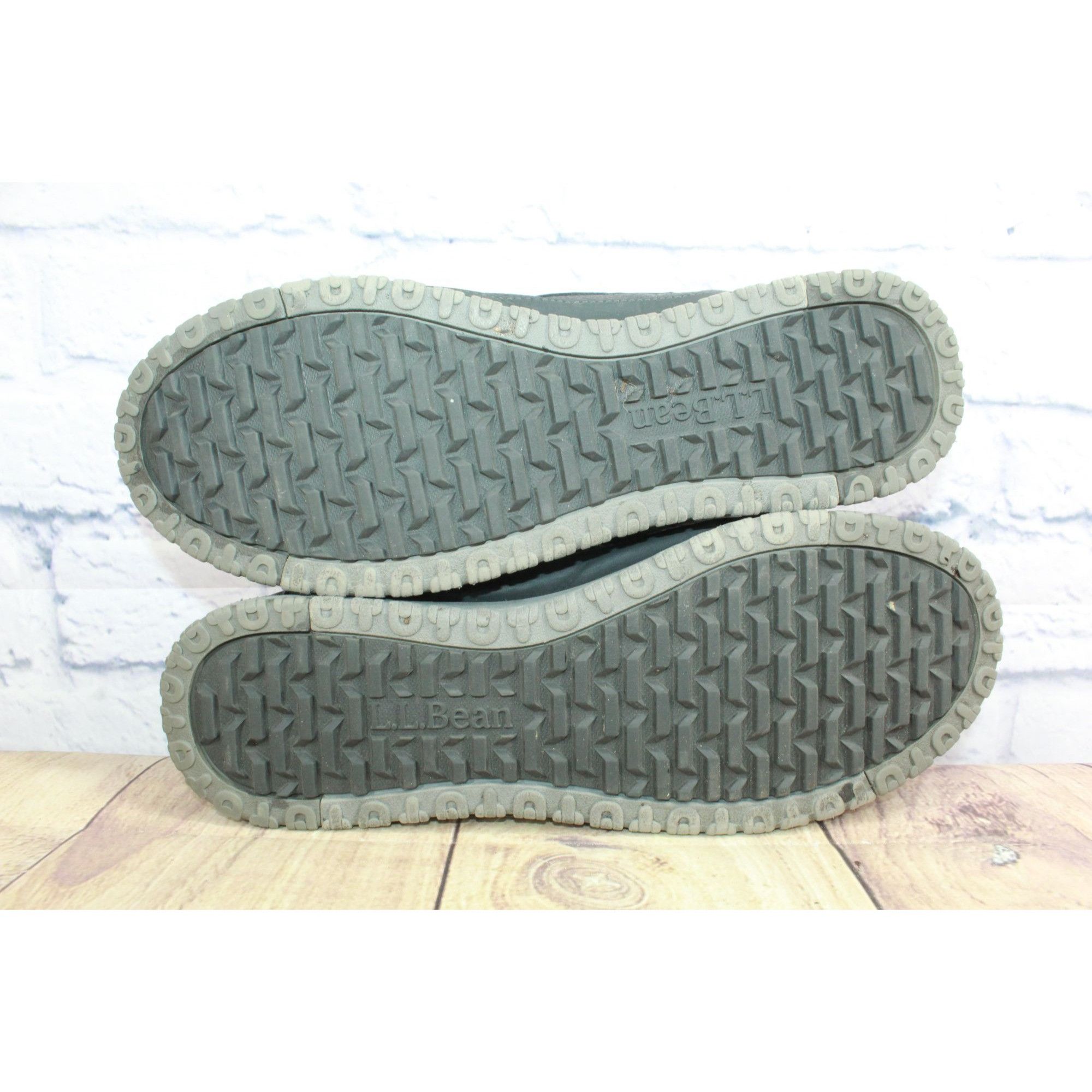 L.L. Bean LL Bean Men's Black Leather All Week Slip On Moccasins Size US 11 / EU 44 - 9 Thumbnail