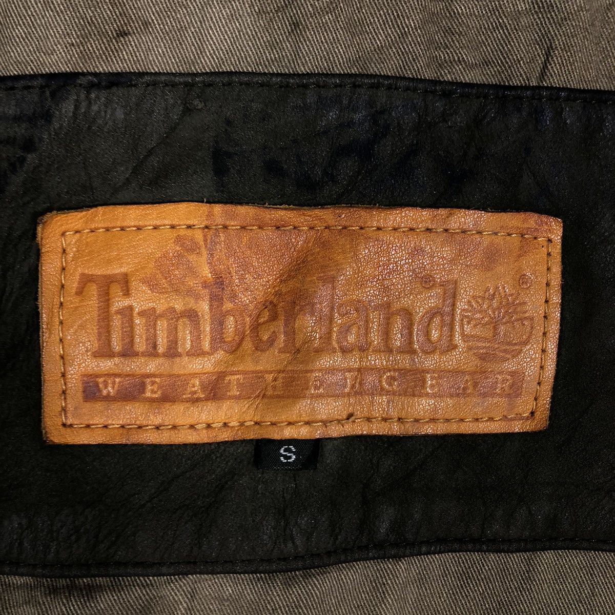 Timberland 🔥Vintage Genuine Leather Jacket Biker Timberland Bondage Size US S / EU 44-46 / 1 - 18 Thumbnail