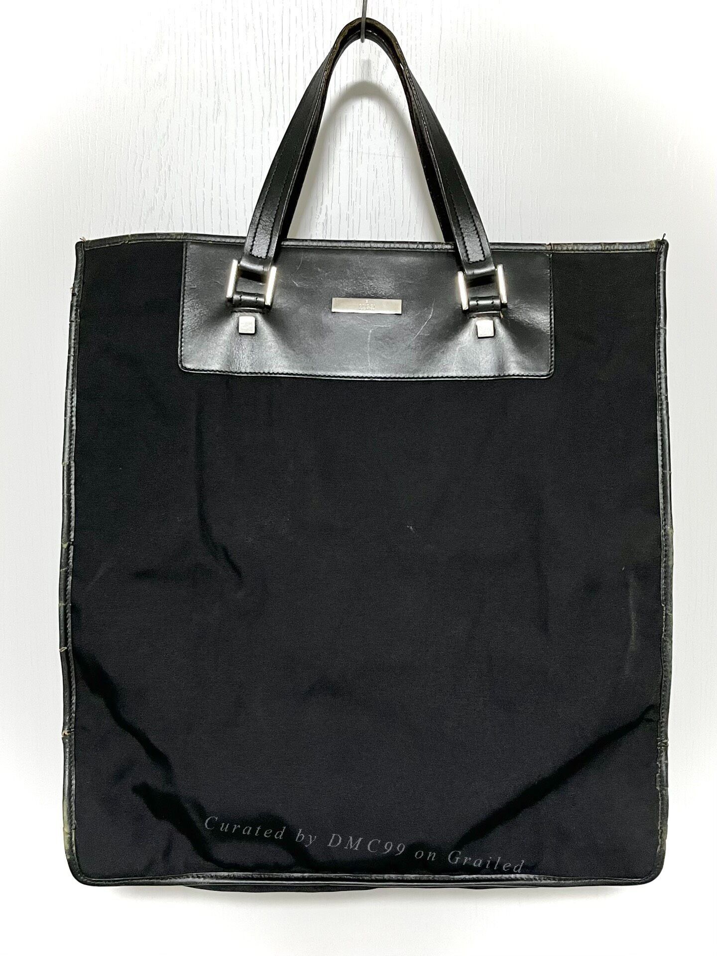 Gucci Gucci Leather Nylon Handbag Size ONE SIZE - 1 Thumbnail