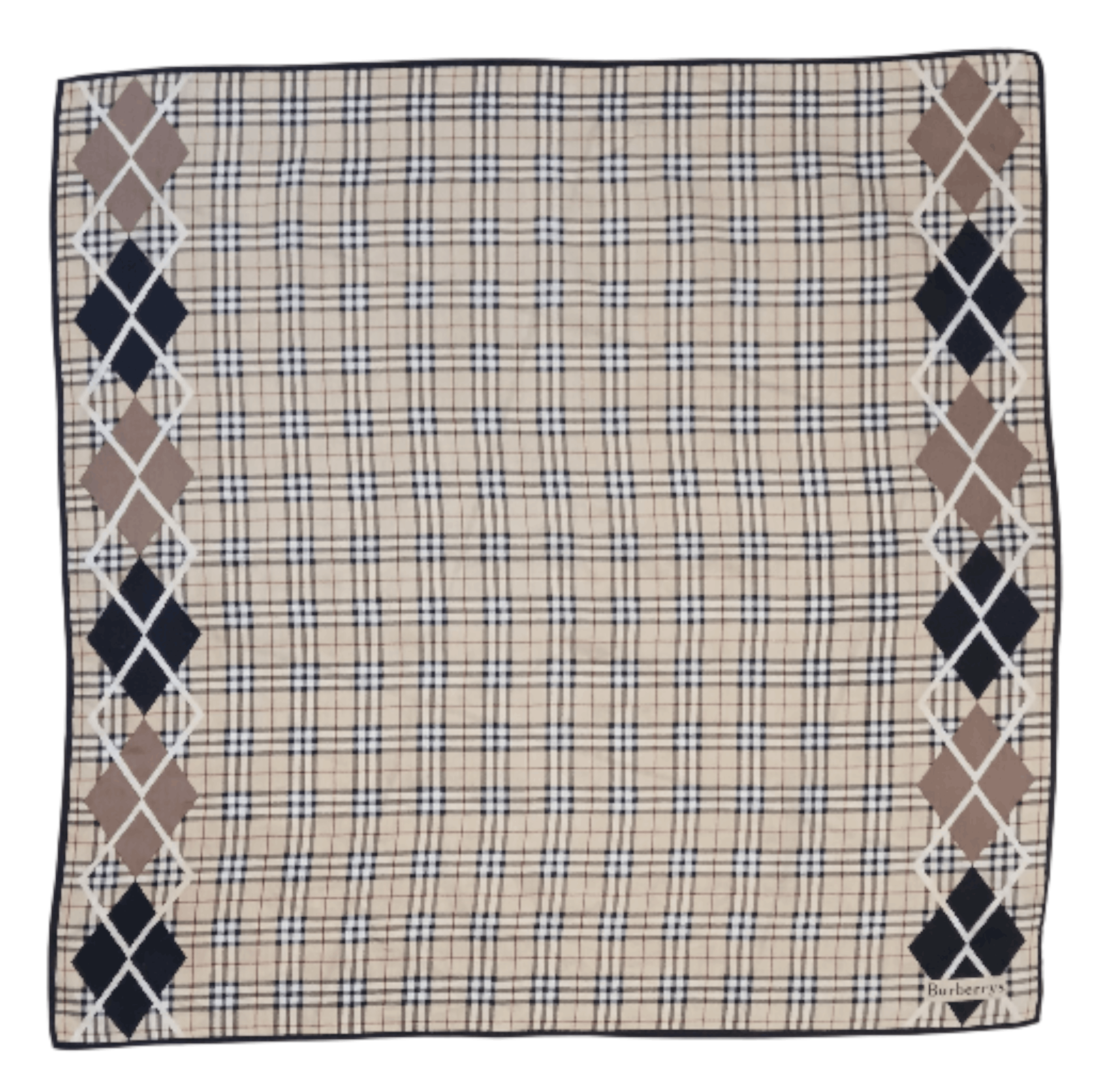 Burberry BURBERRY NOVA CHEQUERED HANDKERCHIEF Size ONE SIZE - 1 Thumbnail