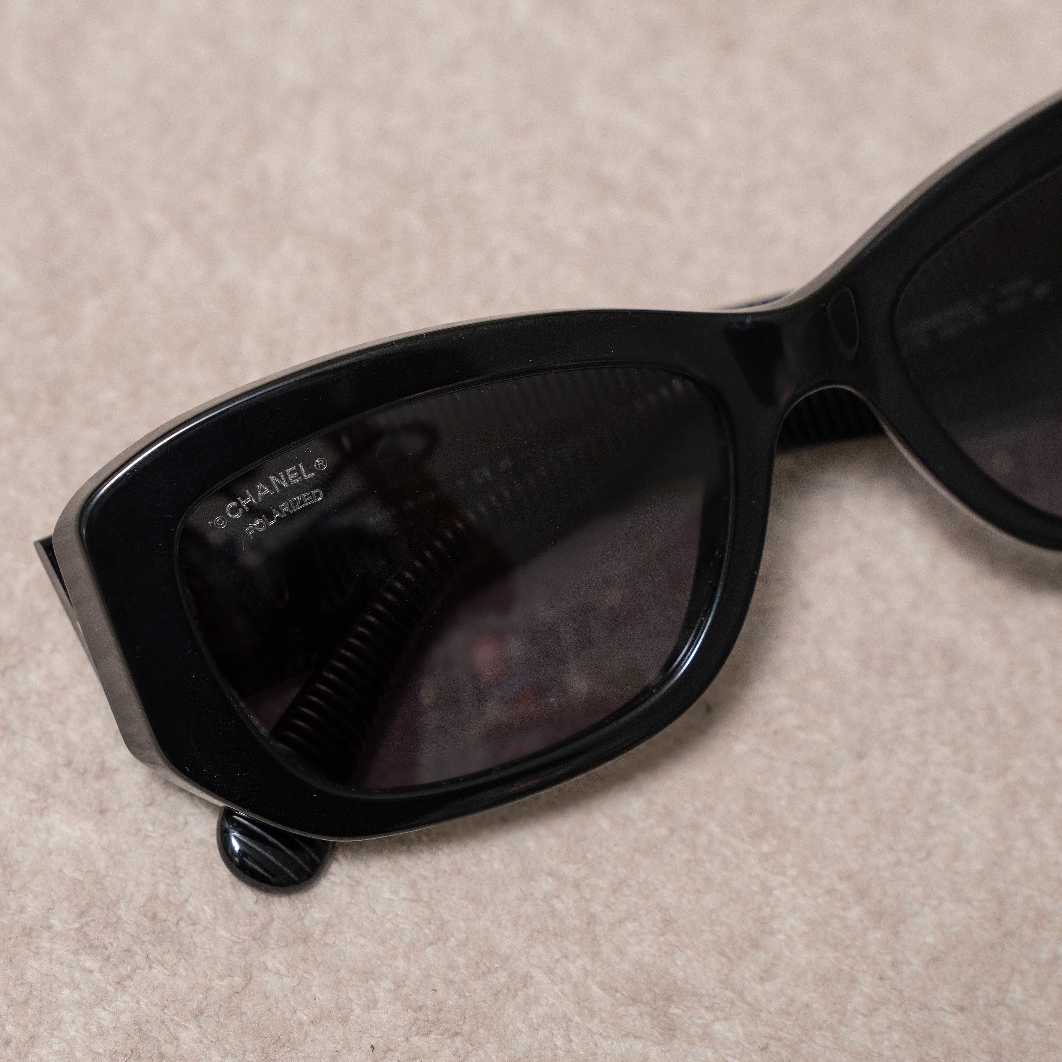 Chanel CHANEL 0CH5493 C888T8 Sunglasses BLACK Size ONE SIZE - 6 Thumbnail