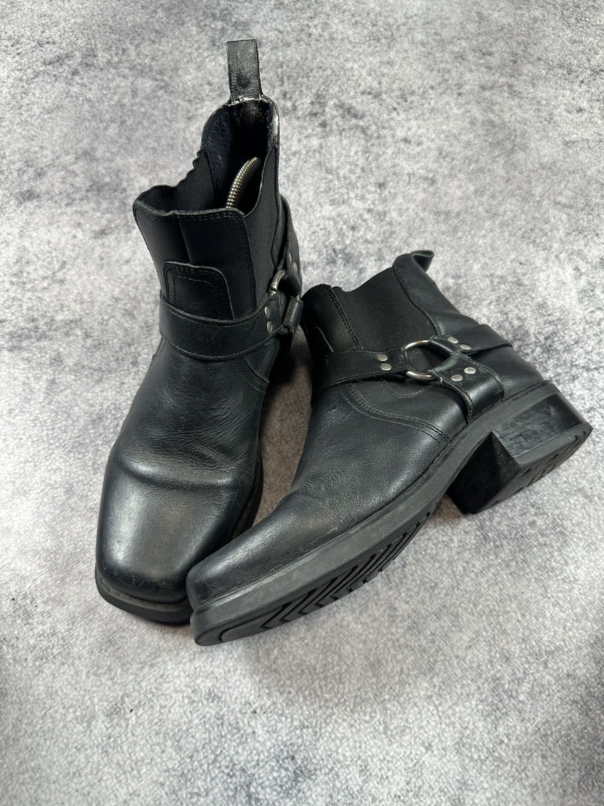 Vintage Vintage Cowboy Rockwood Leather High Boots Streetwear USA 44 Size US 10.5 / EU 43-44 - 1 Thumbnail