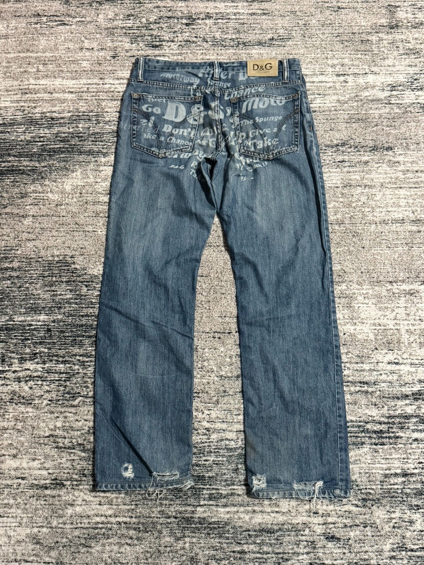 Dolce & Gabbana Dolce & Gabbana Distressed Blue Jeans Size US 26 / EU 42 - 1 Thumbnail