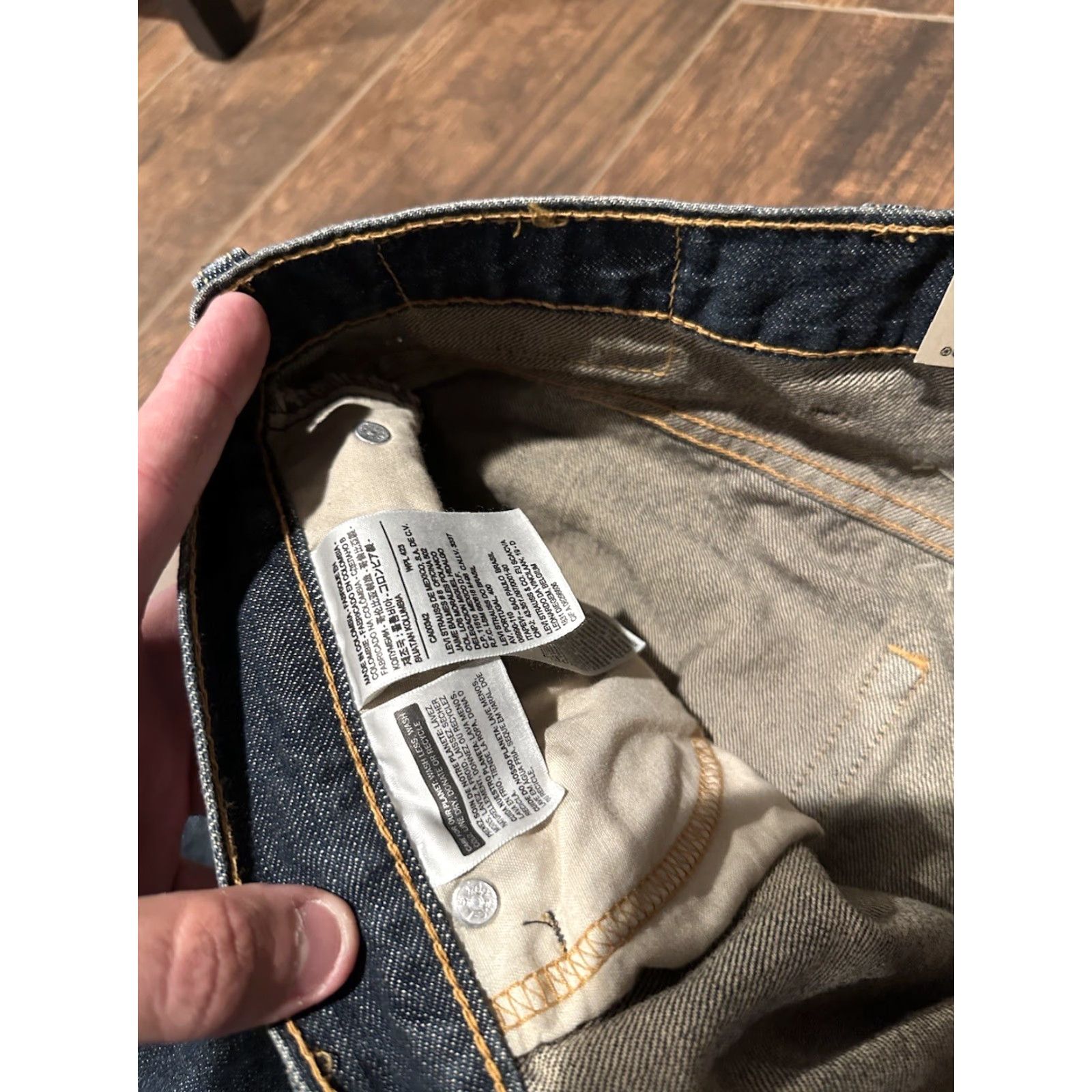 Levi's VINTAGE NWT Levi's 550 Relaxed Jeans Men Big & Tall 50x29 Blue Cotton Denim Tapered Inseam 29 XS? Size US 34 / EU 50 - 7 Thumbnail
