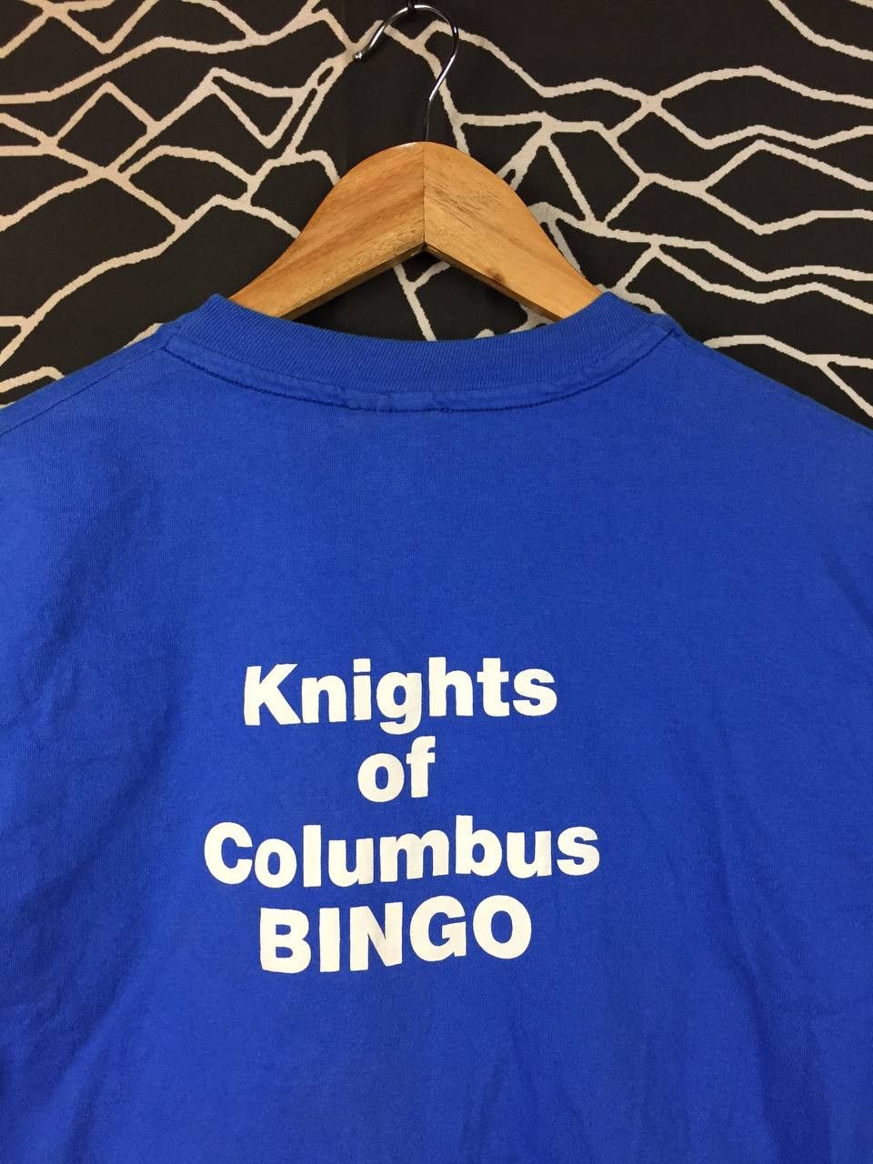 Vintage Vtg 90s Knights of Columbus Lucky Bingo Promo Tee Size US L / EU 52-54 / 3 - 13 Thumbnail