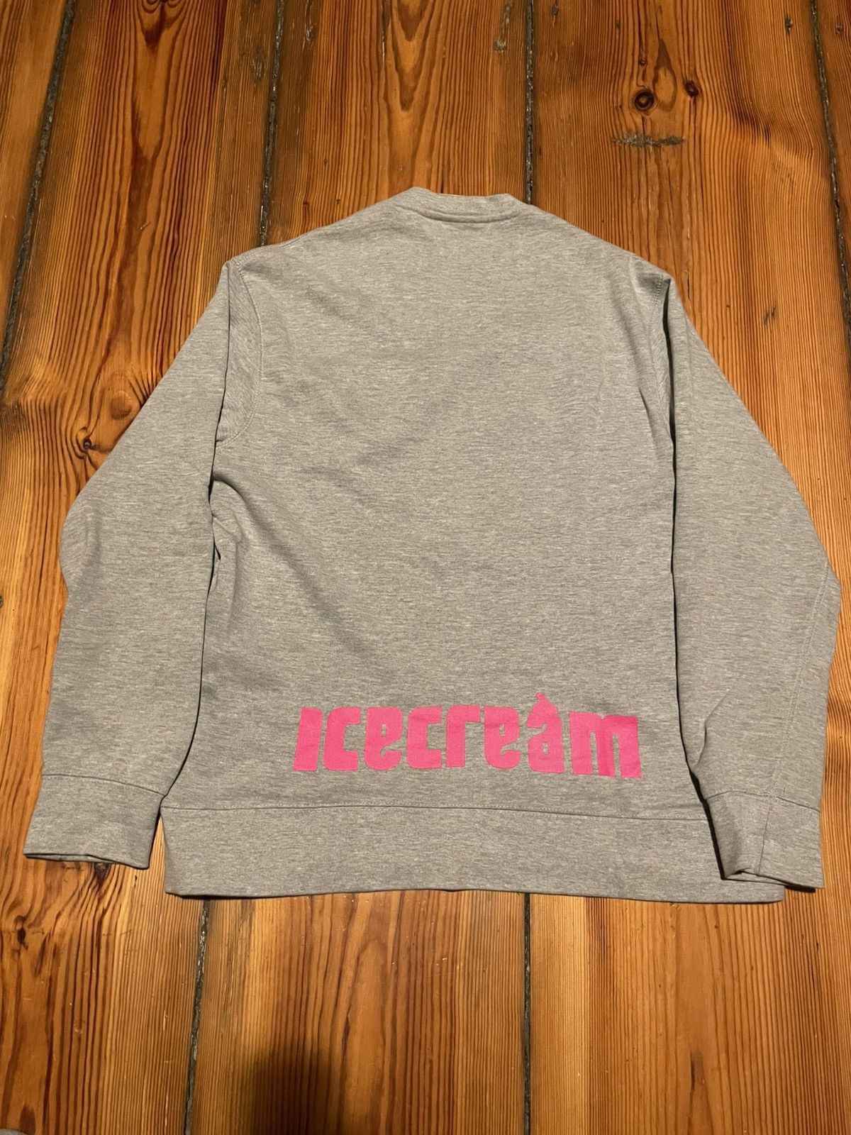 Icecream ICECREAM Running Dog Crewneck – USA Era (Grey/Pink/Green) Size US XL / EU 56 / 4 - 2 Thumbnail