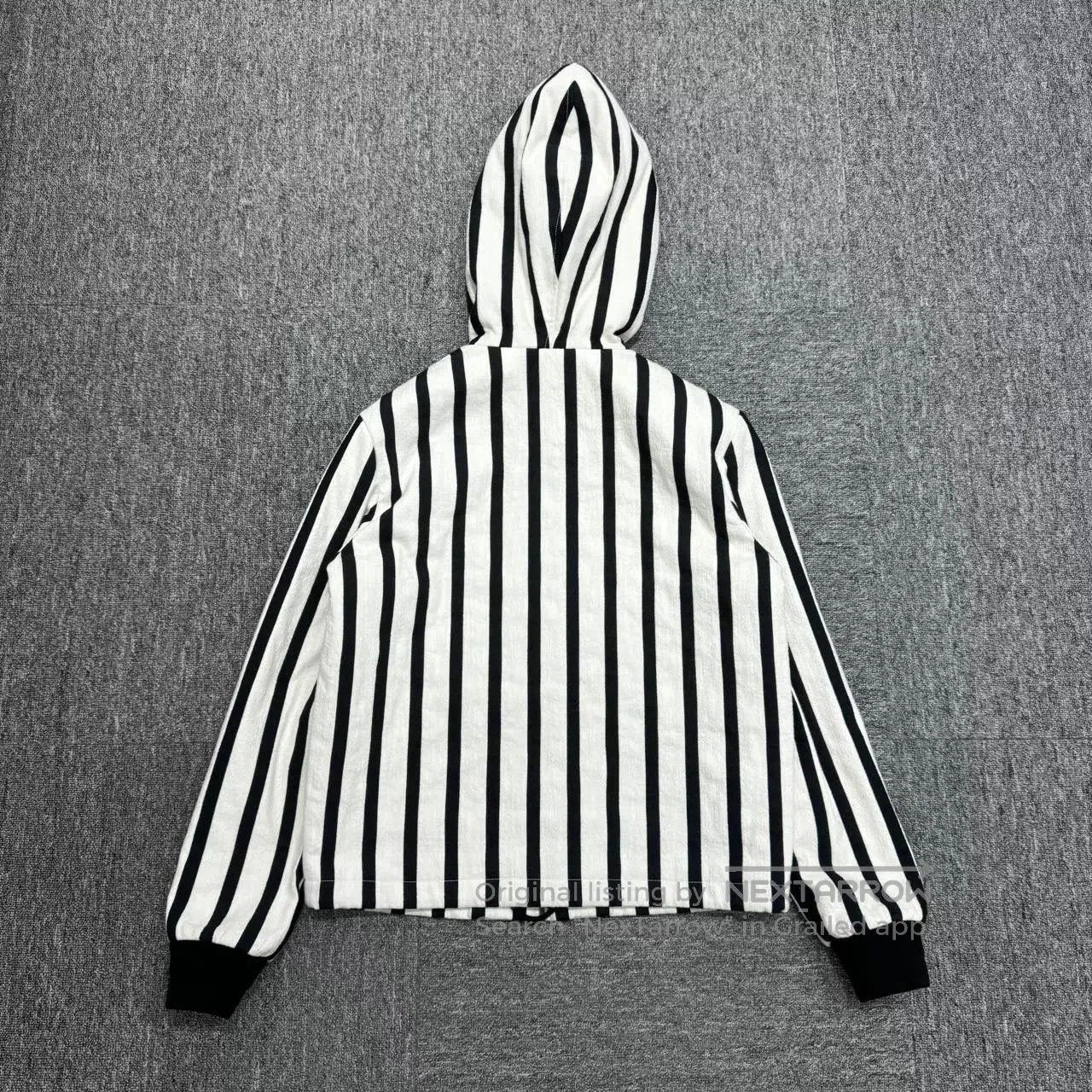Saint Laurent Paris Saint Laurent Striped Hooded Jacket. Size US S / EU 44-46 / 1 - 3 Thumbnail
