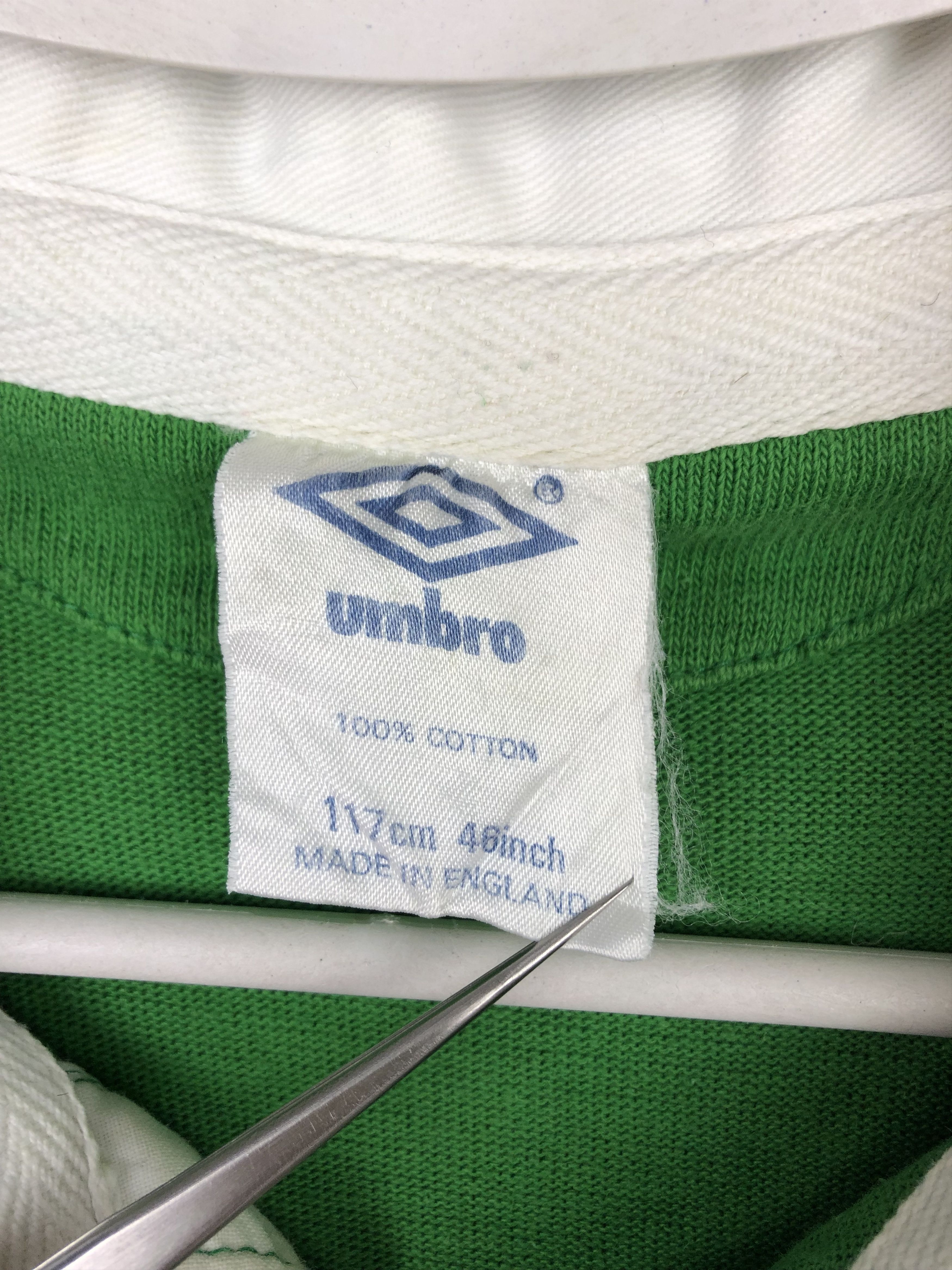 Umbro Vintage 90's 1992 Umbro Ireland Rugby Union Jersey Shirt Size US XL / EU 56 / 4 - 8 Thumbnail