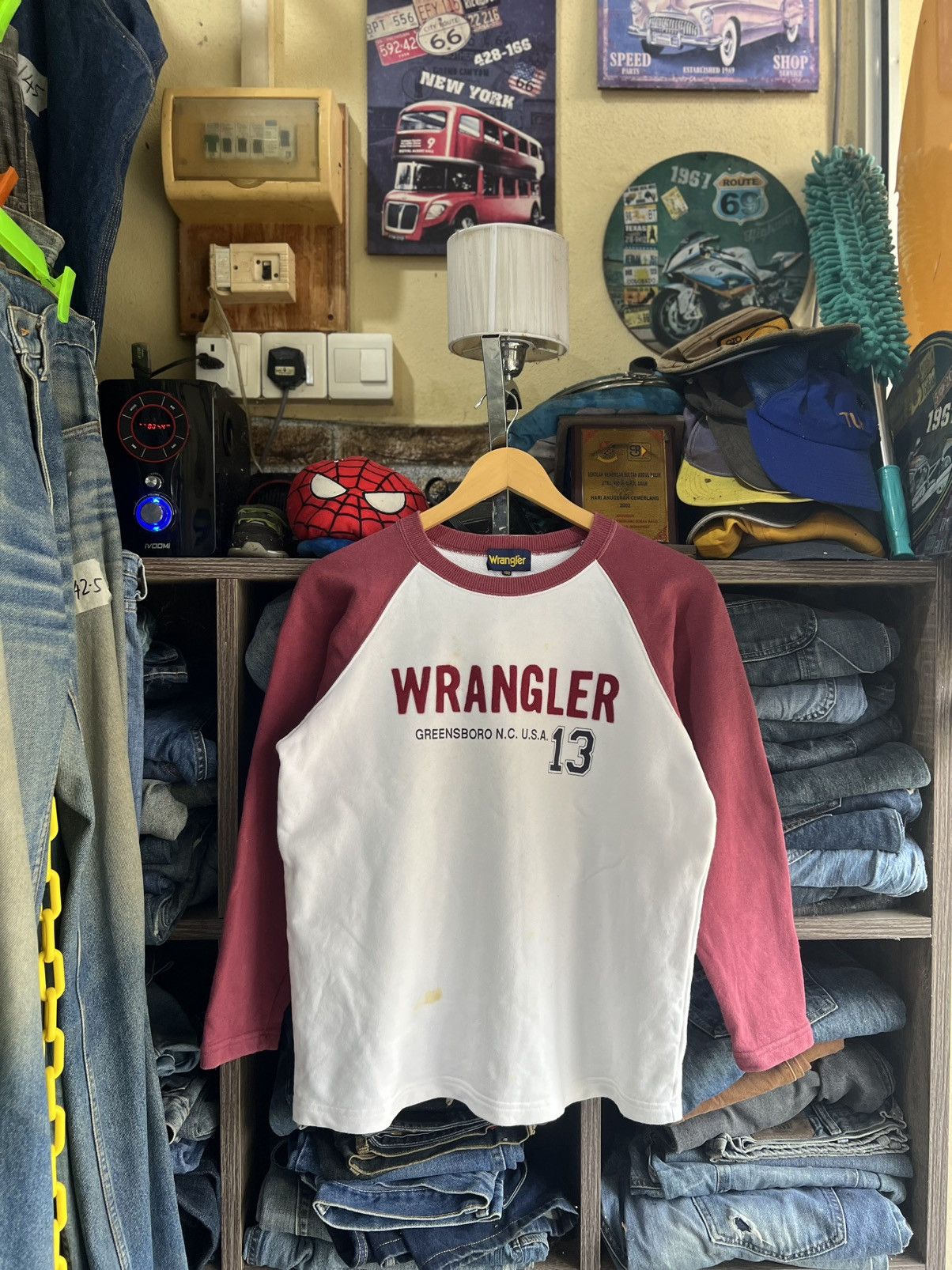 Wrangler 🔥Vintage Wrangler Greensboro 13 Crewneck Sweatshirt Size US S / EU 44-46 / 1 - 1 Thumbnail
