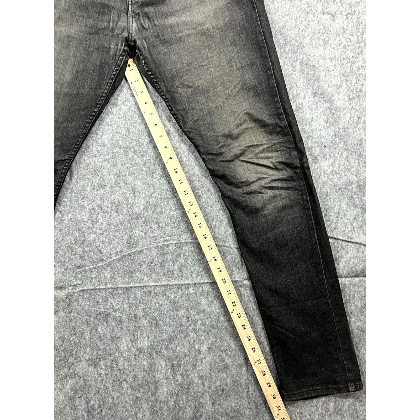 Levi's VINTAGE: No Levi's 512 Jeans Slim Slim Taper 34x34 Black Denim 5-Pocket Mens Adults 90s USA Size US 34 / EU 50 - 5 Thumbnail