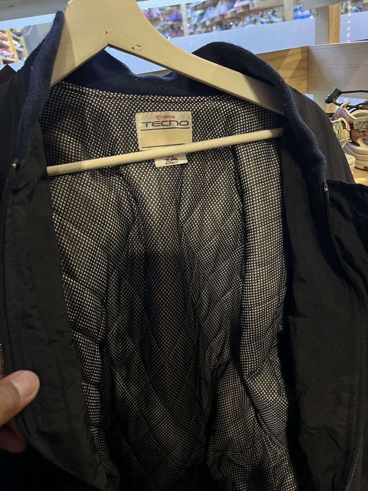 Japanese Brand Rare!! Vintage TOYOTA Tecno Bomber Jacket Size US L / EU 52-54 / 3 - 8 Thumbnail