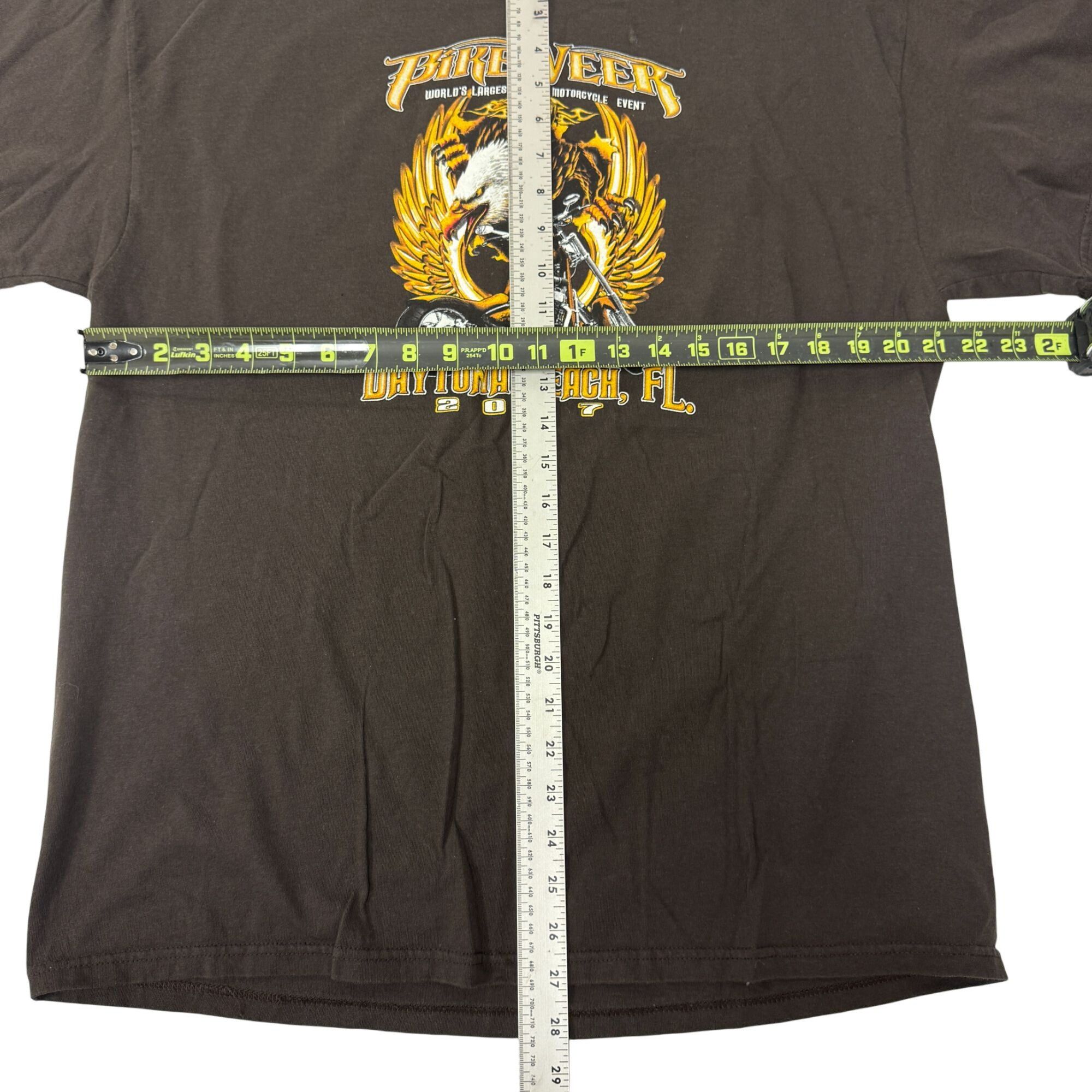 Delta GOLD WINGED EAGLE Motorcycle BIKE WEEK Daytona FL T Shirt Size US L / EU 52-54 / 3 - 8 Thumbnail