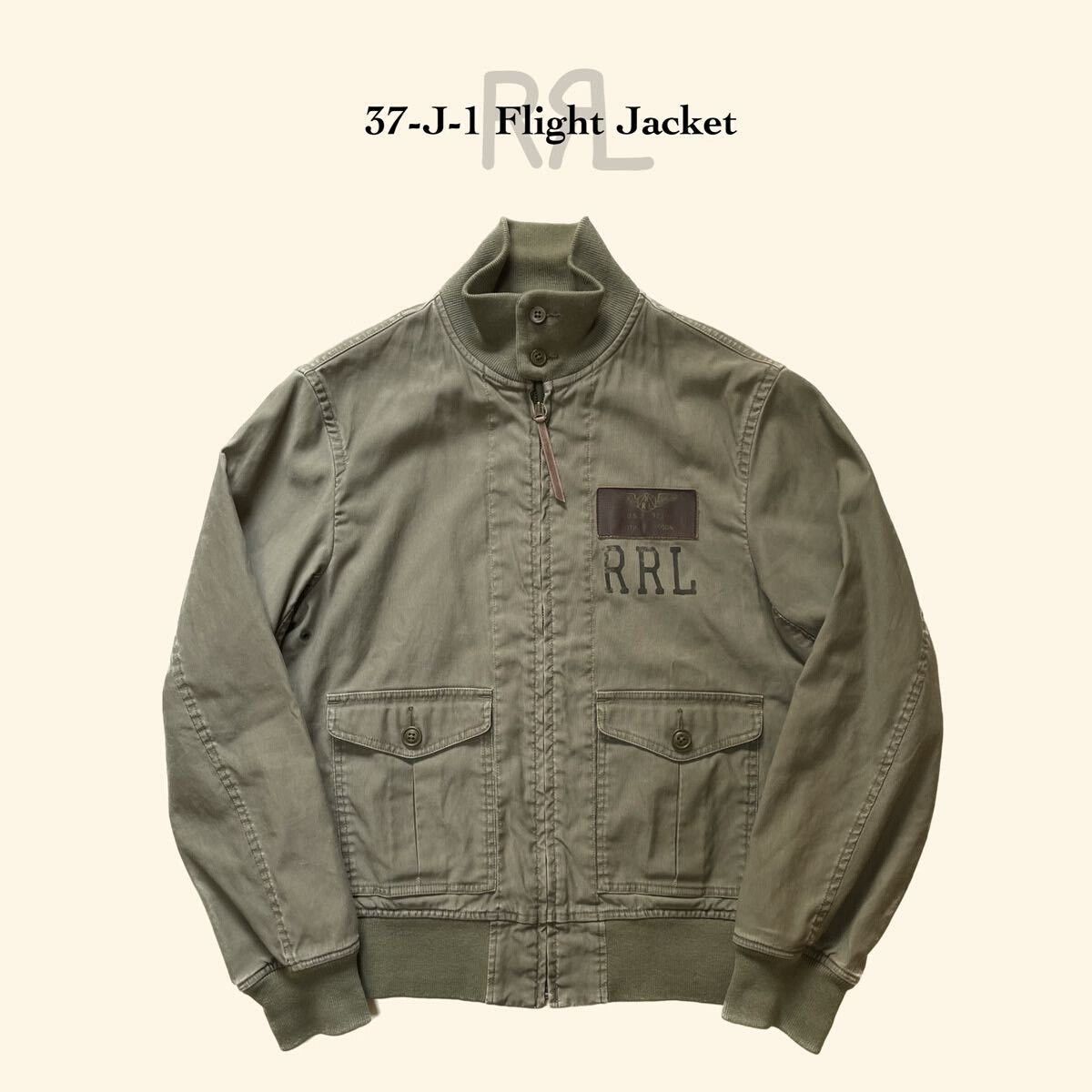 RRL Ralph Lauren RRL 37-J-1 Flight Jacket from 2010 Size US M / EU 48-50 / 2 - 1 Thumbnail