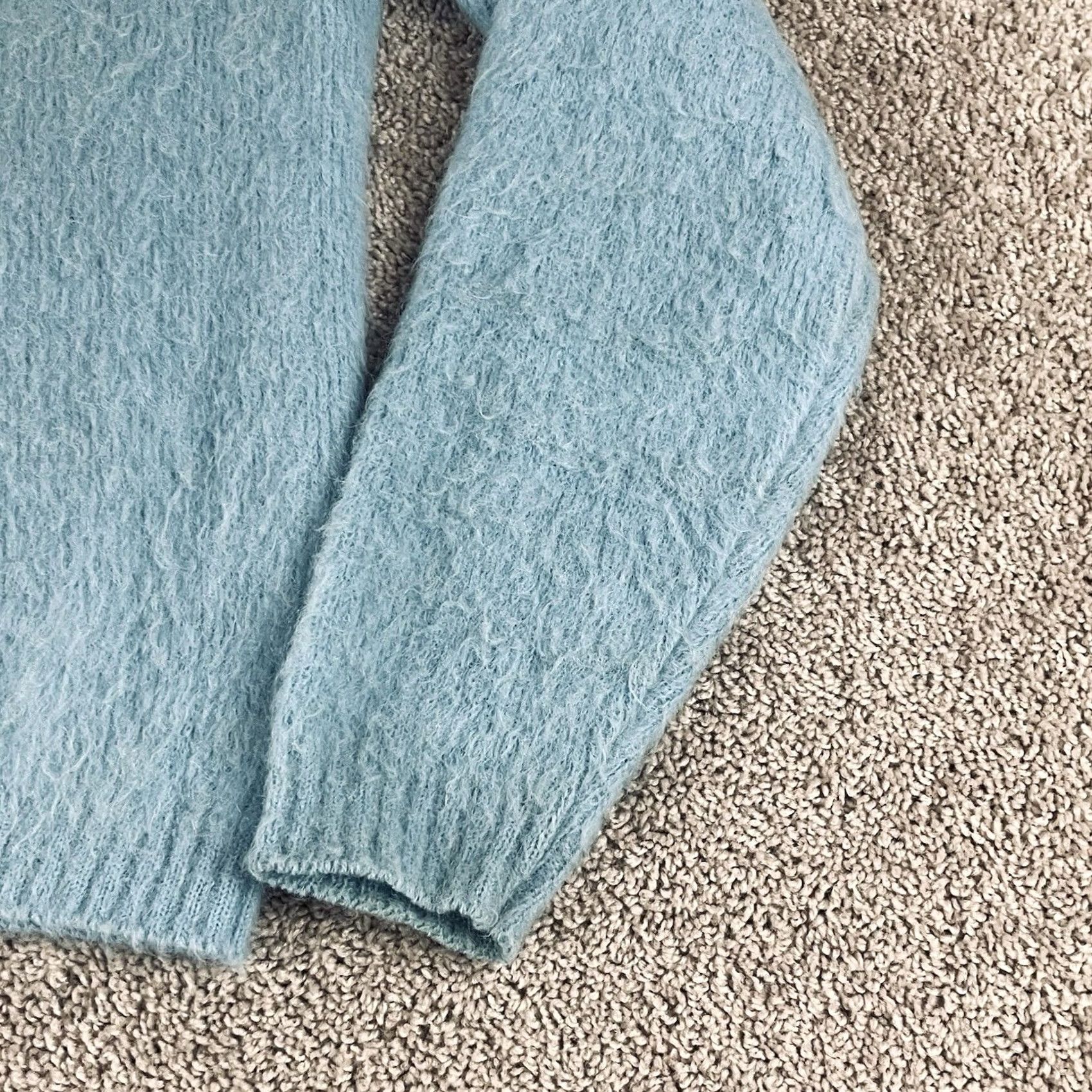 Jockey Vintage Jockey Aqua Skag Mohair Sweater Mens Medium Blue Denim Size US M / EU 48-50 / 2 - 4 Thumbnail